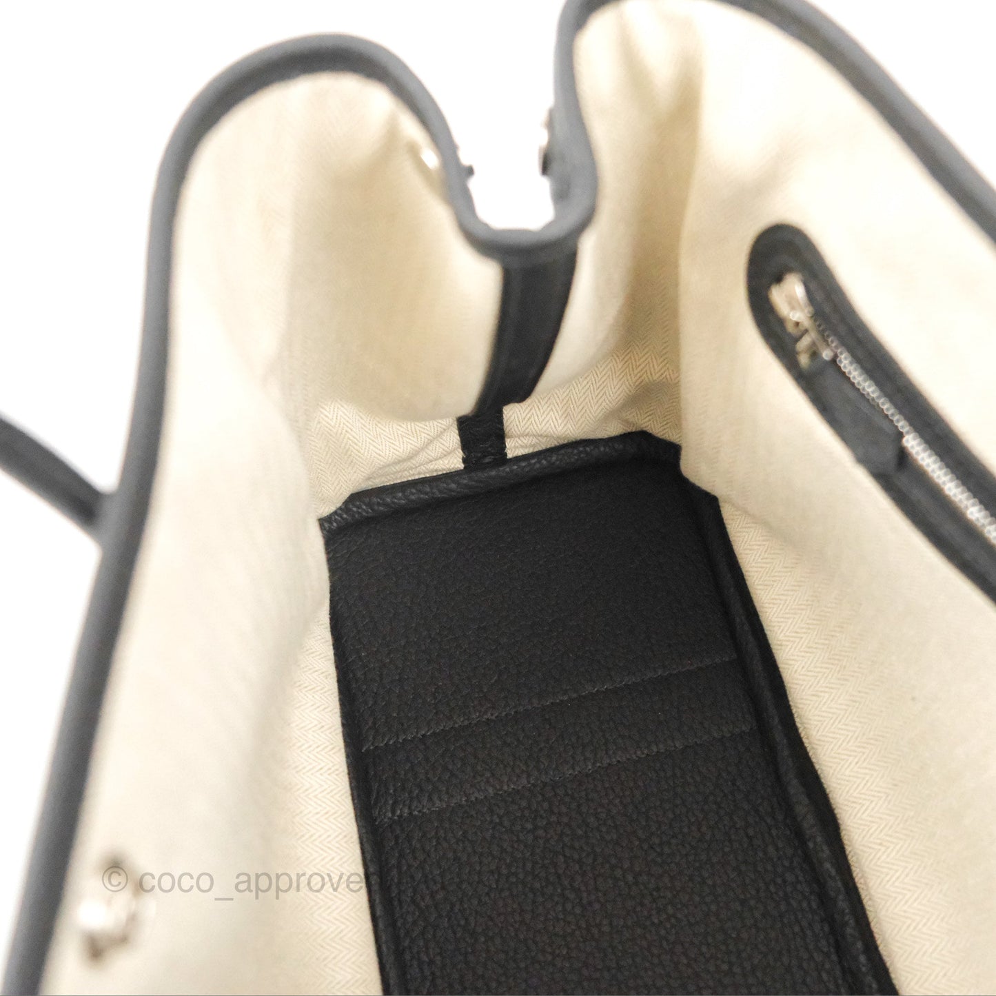 Hermes Garden Party 30 Black Negonda