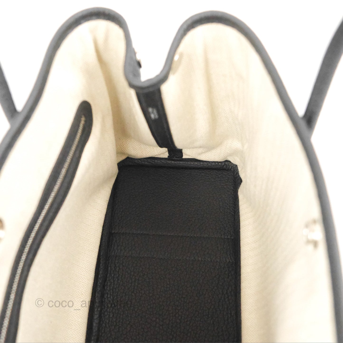 Hermes Garden Party 30 Black Negonda