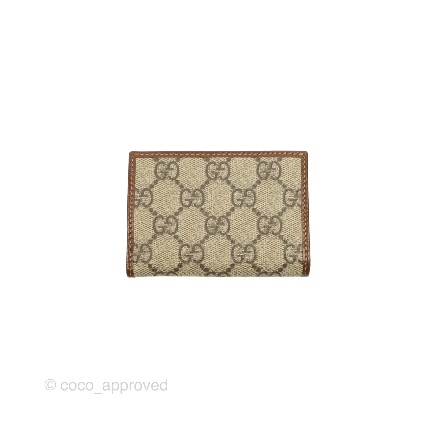 Gucci Horsebit 1955 Wallet GG Supreme Canvas Brown