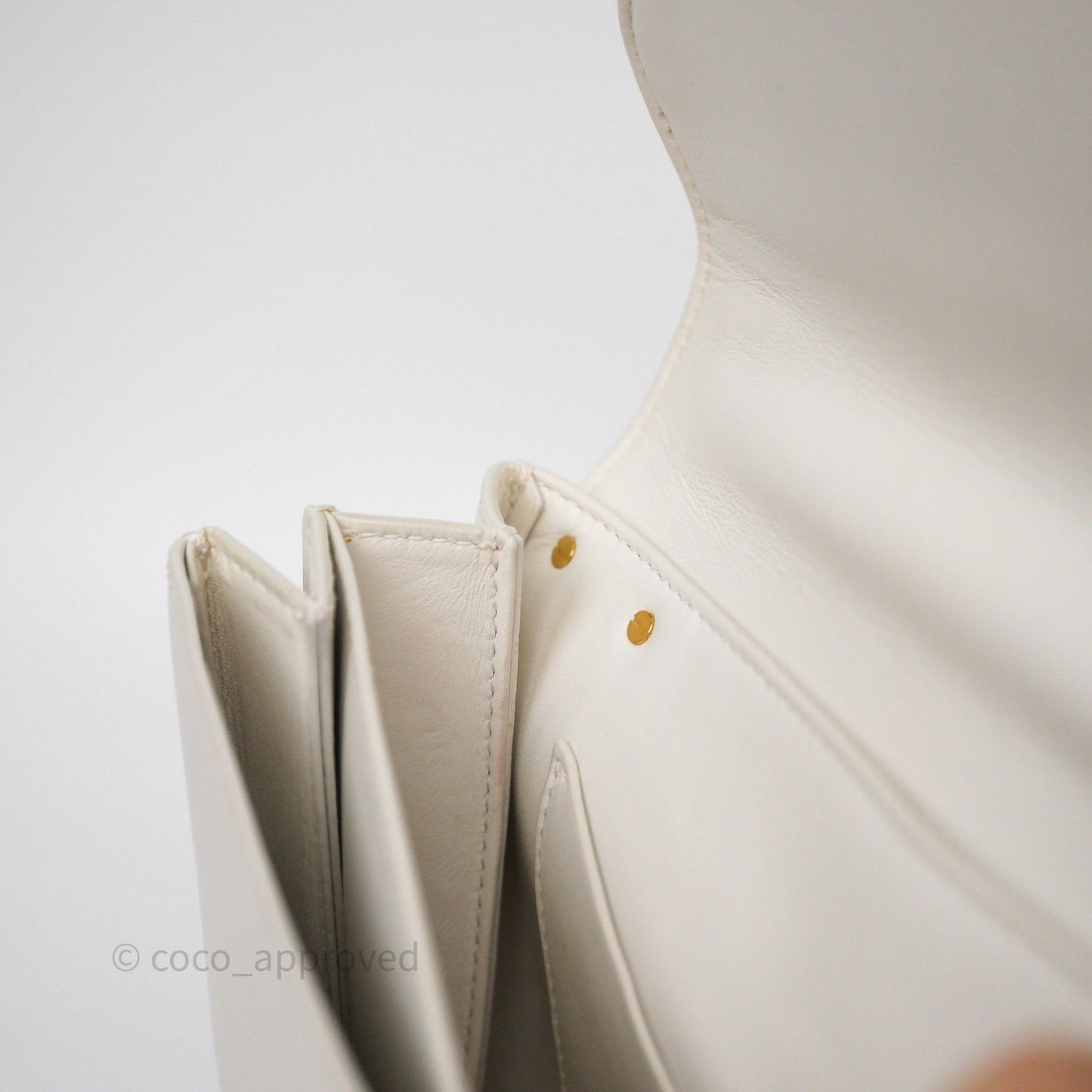 Bottega Veneta Small Mount Envelope Bag White