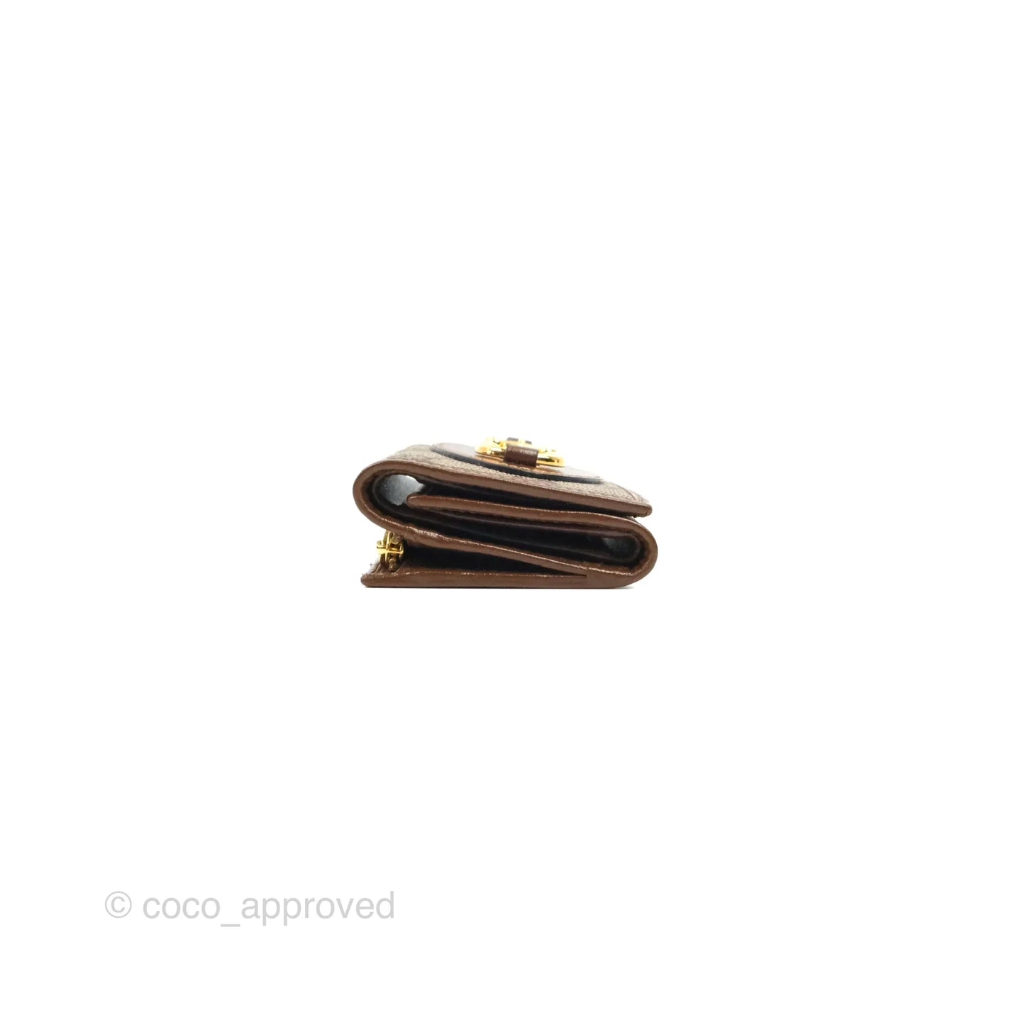 Gucci Horsebit 1955 Wallet GG Supreme Canvas Brown