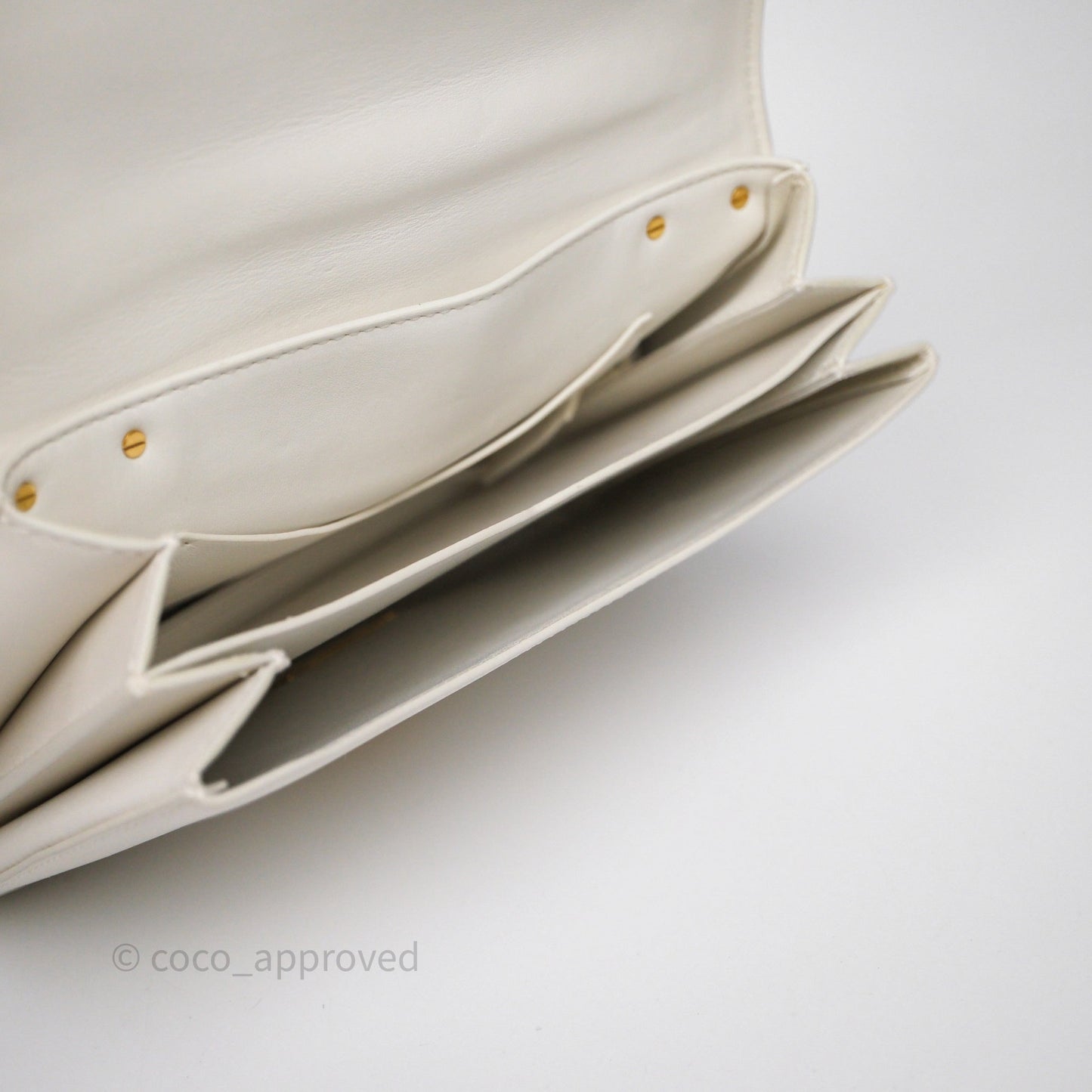 Bottega Veneta Small Mount Envelope Bag White