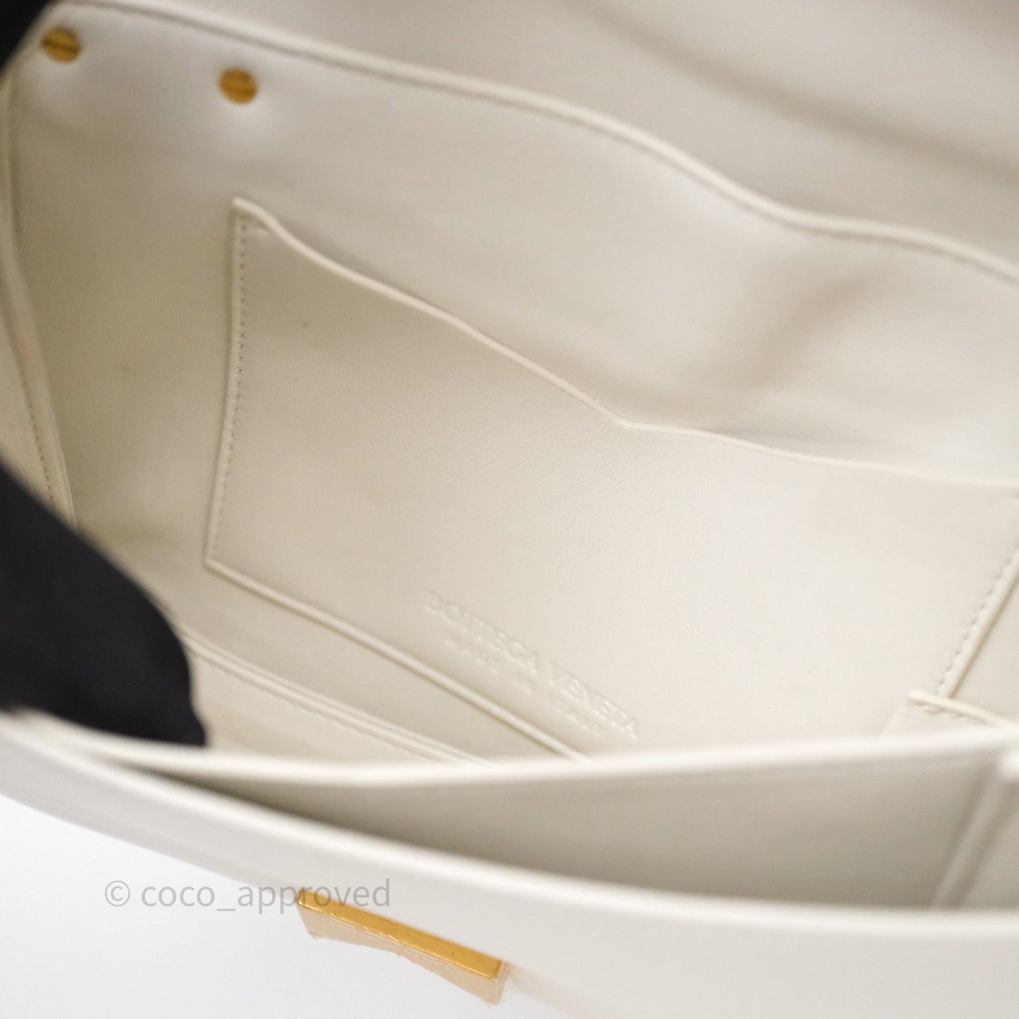 Bottega Veneta Small Mount Envelope Bag White