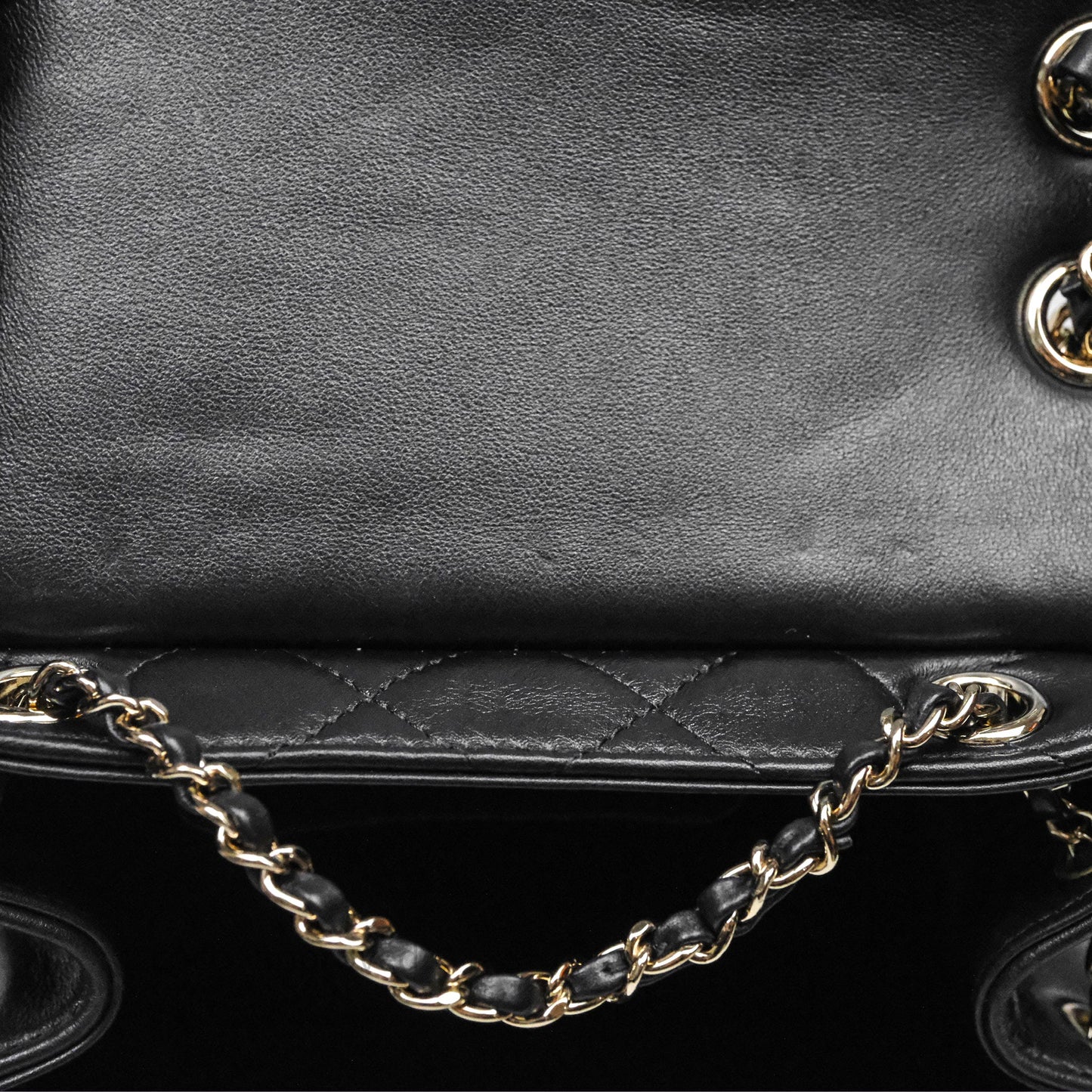 Chanel Quilted Large Duma Drawstring Backpack Black Calfskin