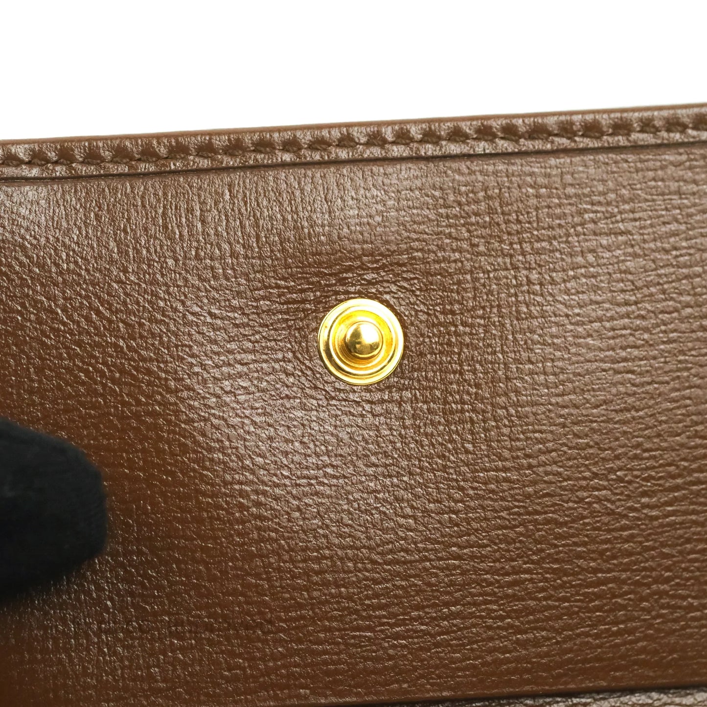 Gucci Horsebit 1955 Wallet GG Supreme Canvas Brown