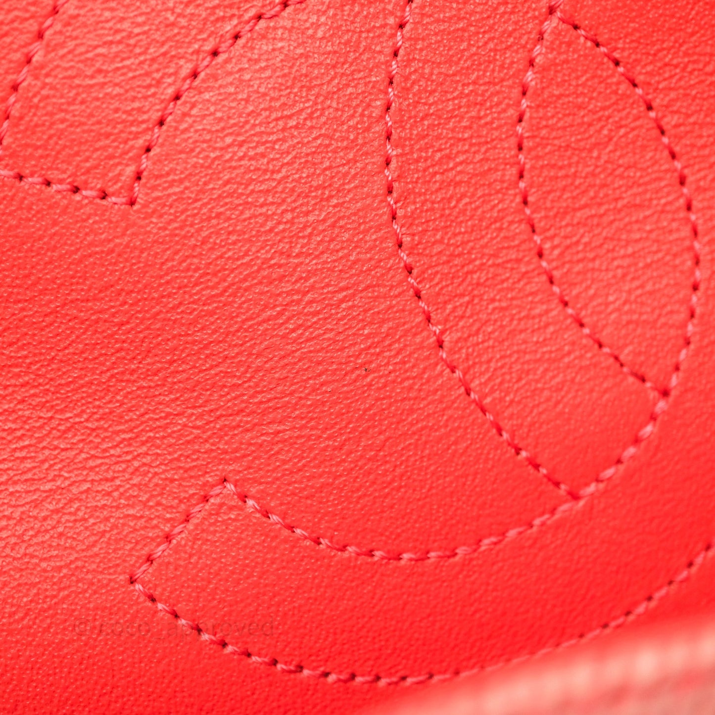 Chanel Reissue 225 Quilted Coral Ombre Denim Aged Gold Hardware