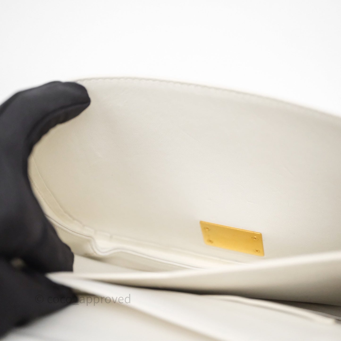 Bottega Veneta Small Mount Envelope Bag White