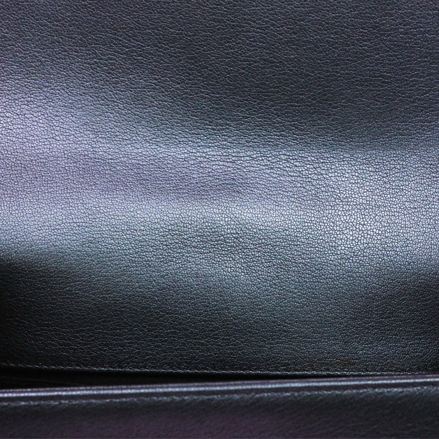 Chanel Boy Medium Quilted Boy Purple Mermaid Iridescent Calfskin