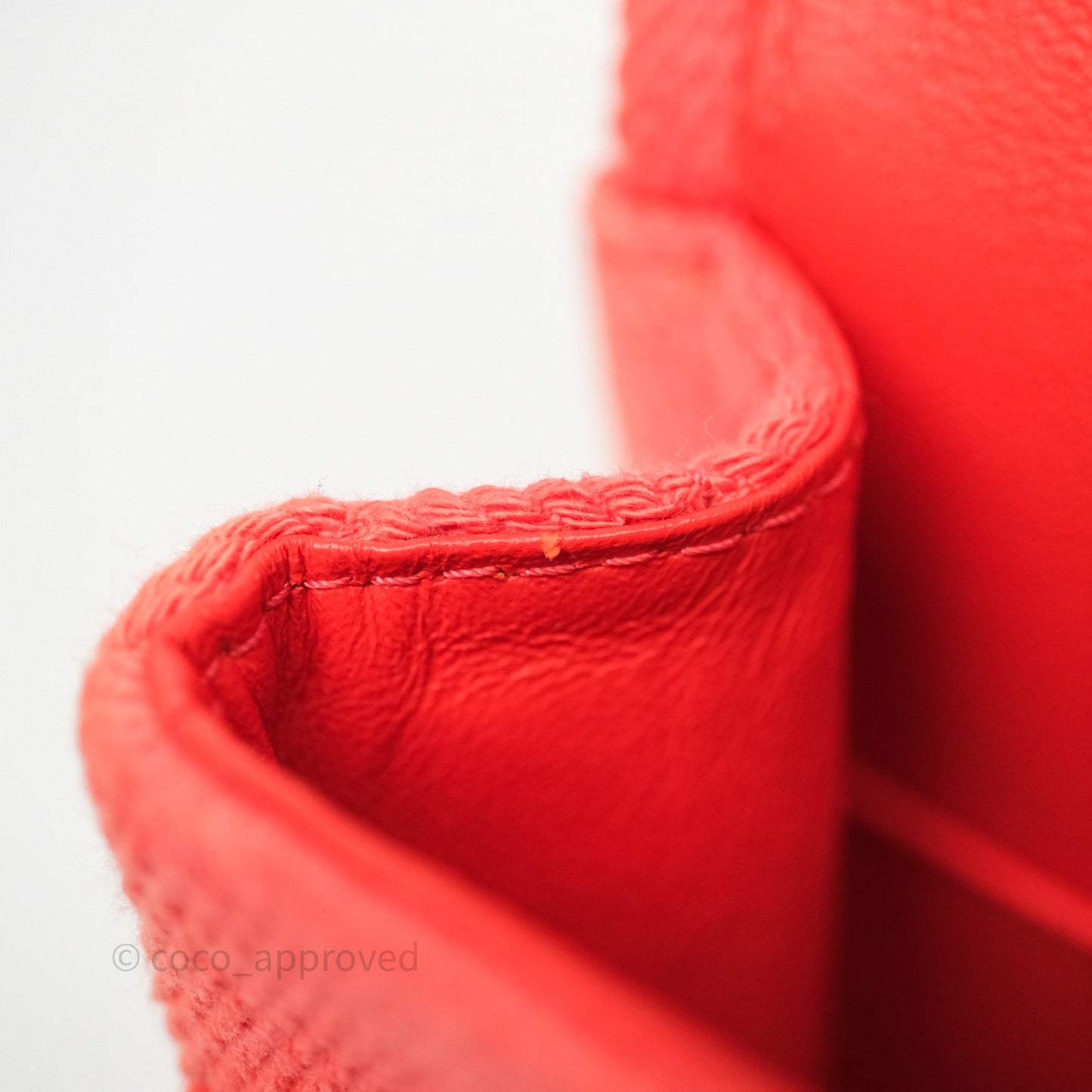 Chanel Reissue 225 Quilted Coral Ombre Denim Aged Gold Hardware