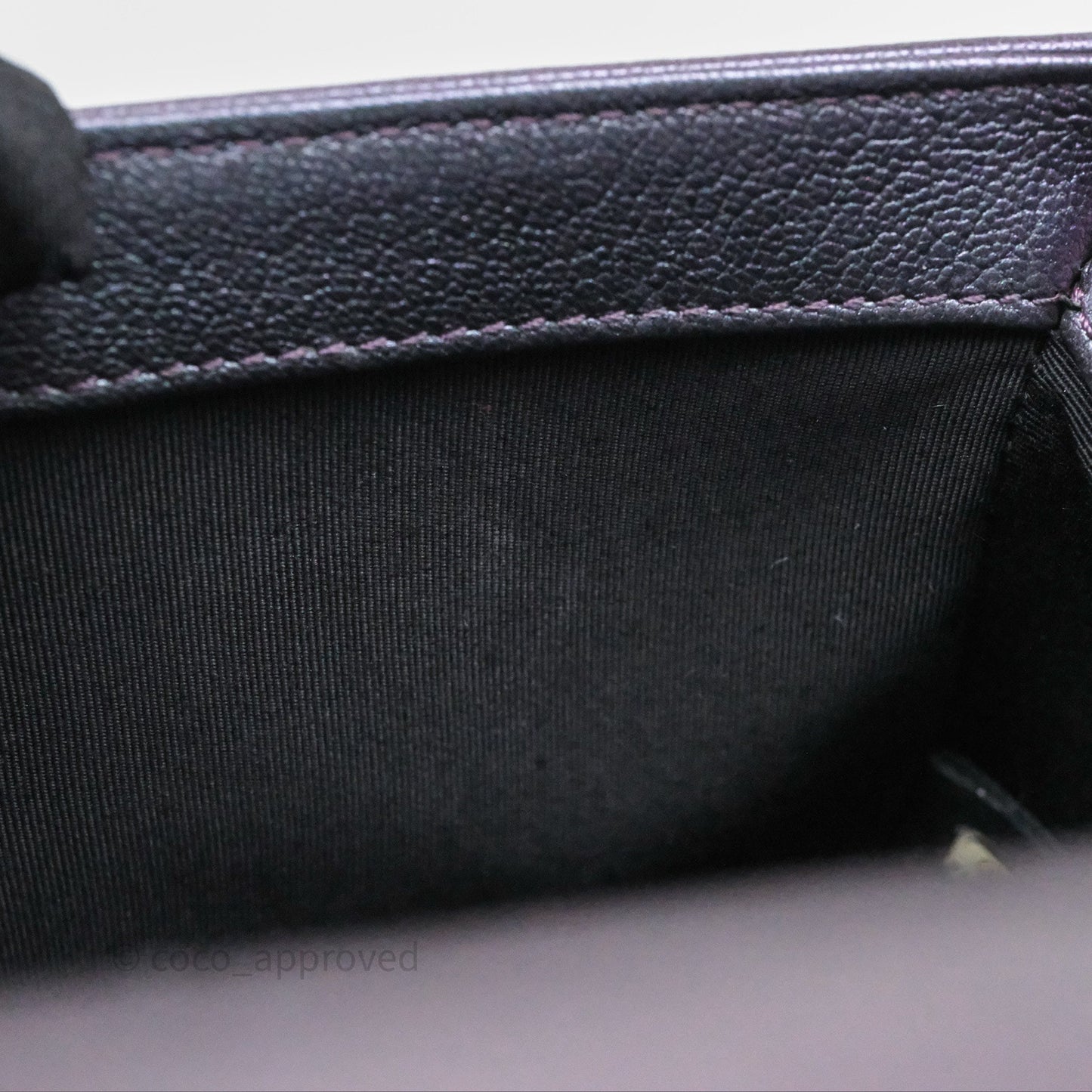 Chanel Boy Medium Quilted Boy Purple Mermaid Iridescent Calfskin