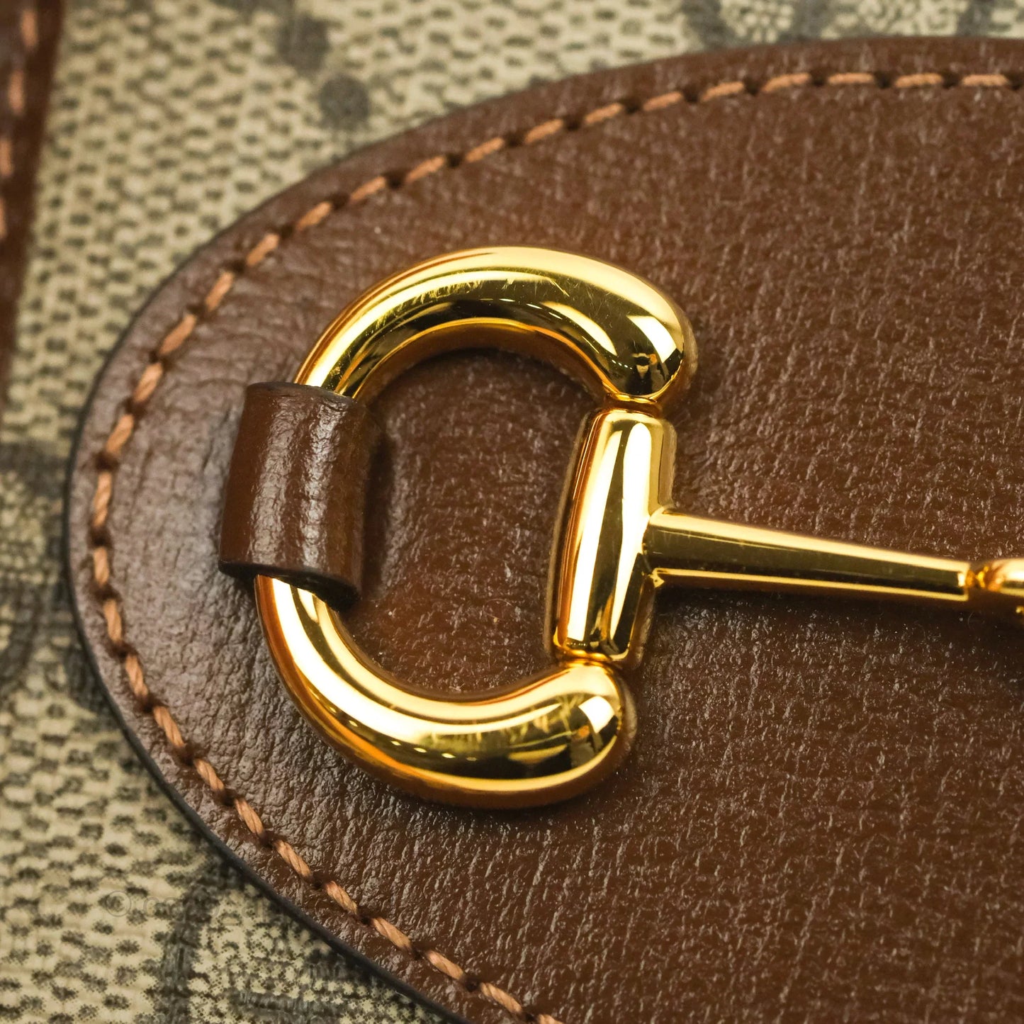 Gucci Horsebit 1955 Wallet GG Supreme Canvas Brown