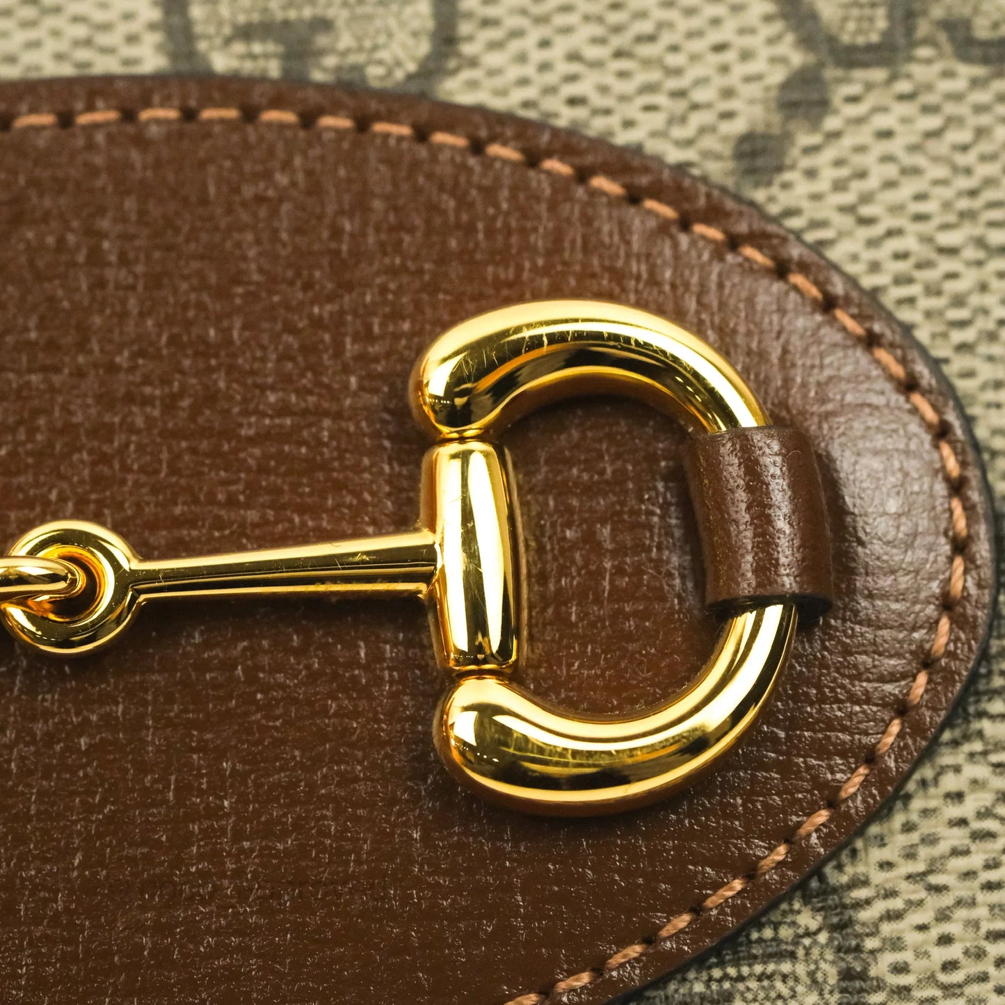 Gucci Horsebit 1955 Wallet GG Supreme Canvas Brown