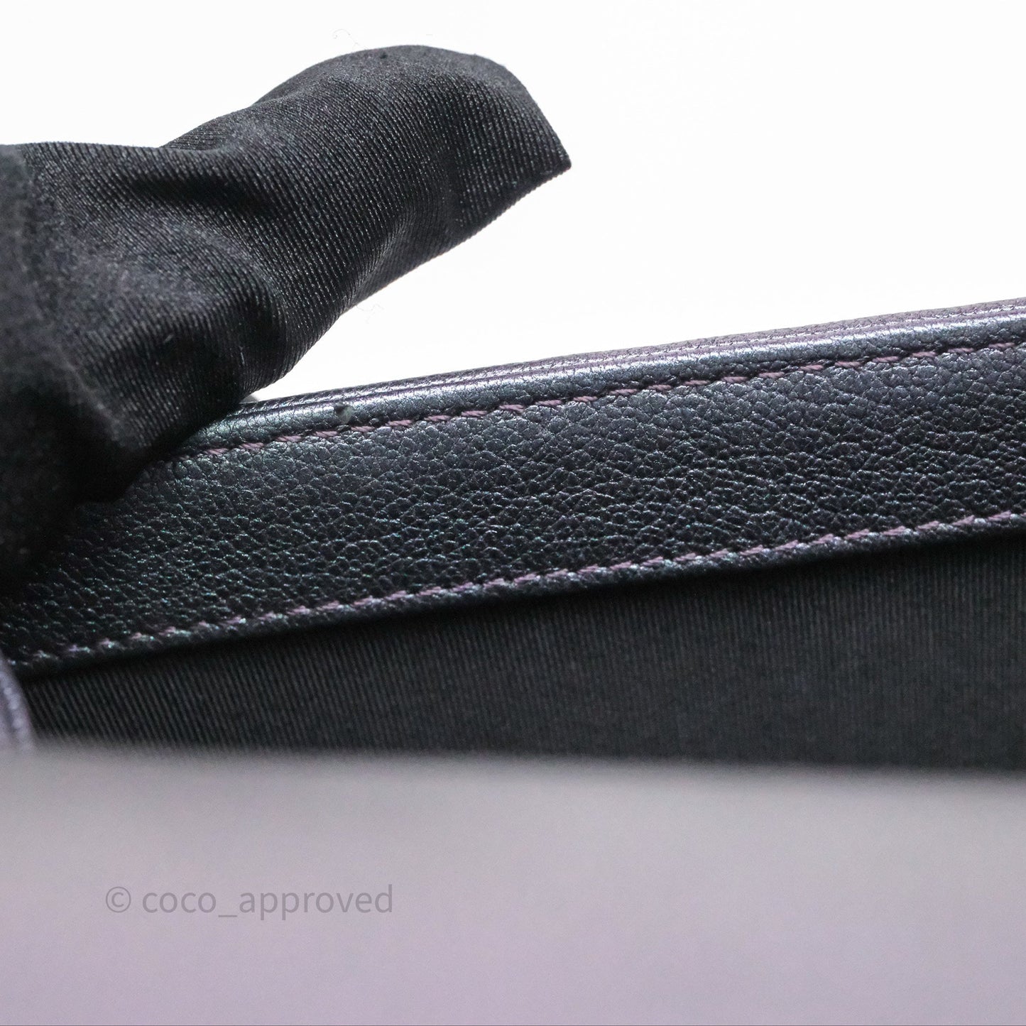 Chanel Boy Medium Quilted Boy Purple Mermaid Iridescent Calfskin