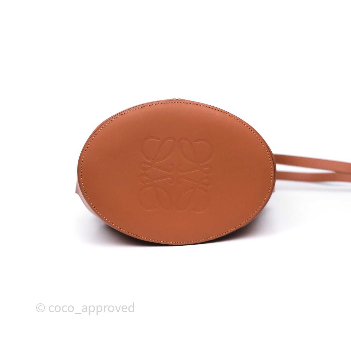 Loewe Medium Balloon Bucket Bag Tan Calfskin