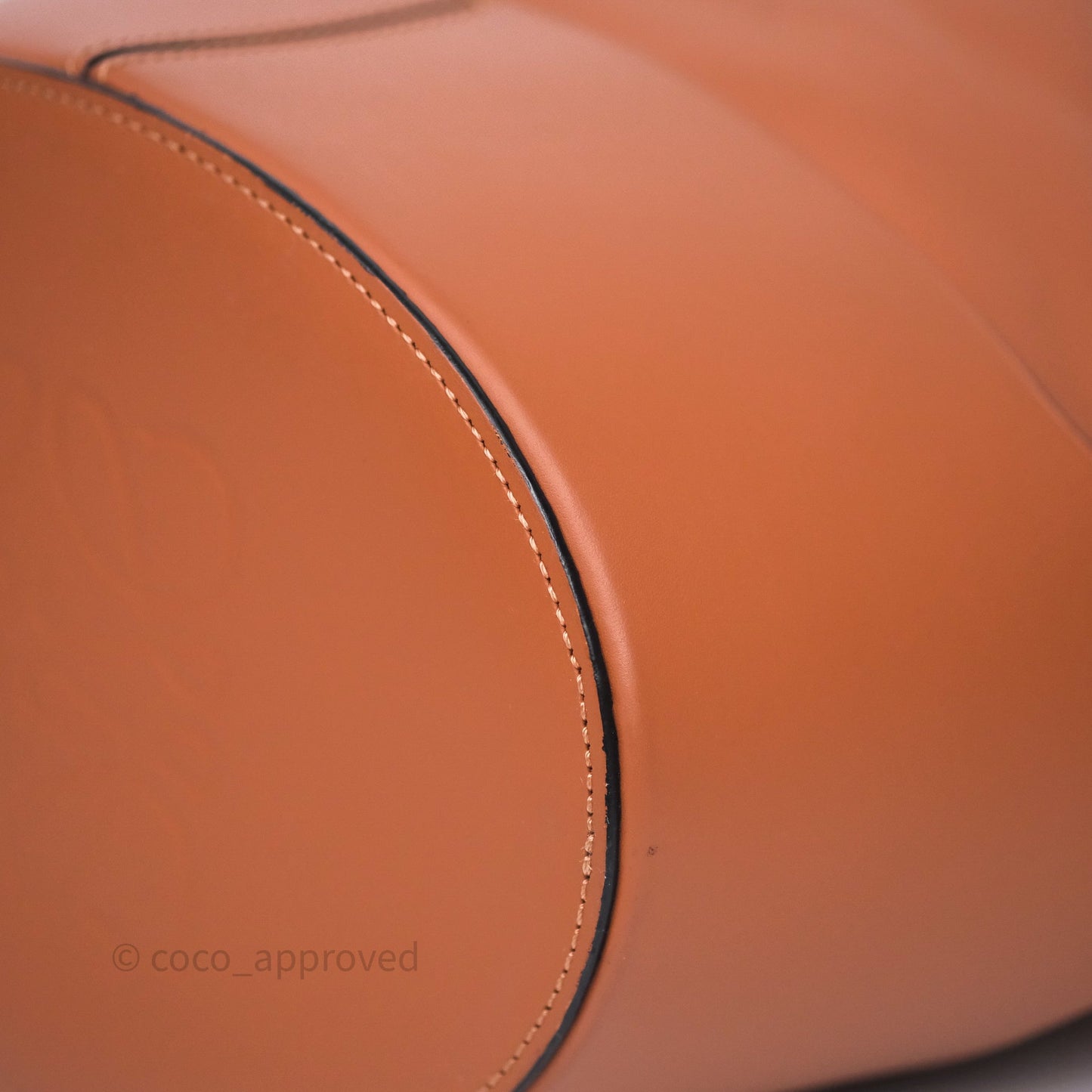 Loewe Medium Balloon Bucket Bag Tan Calfskin