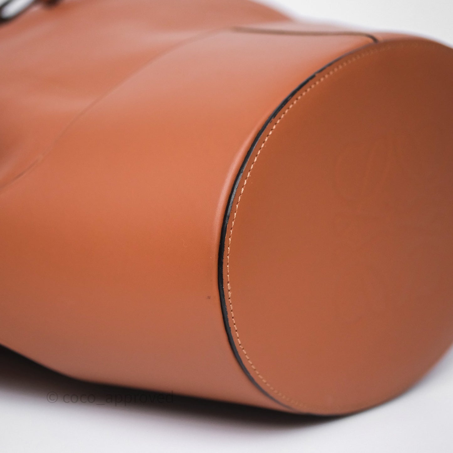 Loewe Medium Balloon Bucket Bag Tan Calfskin