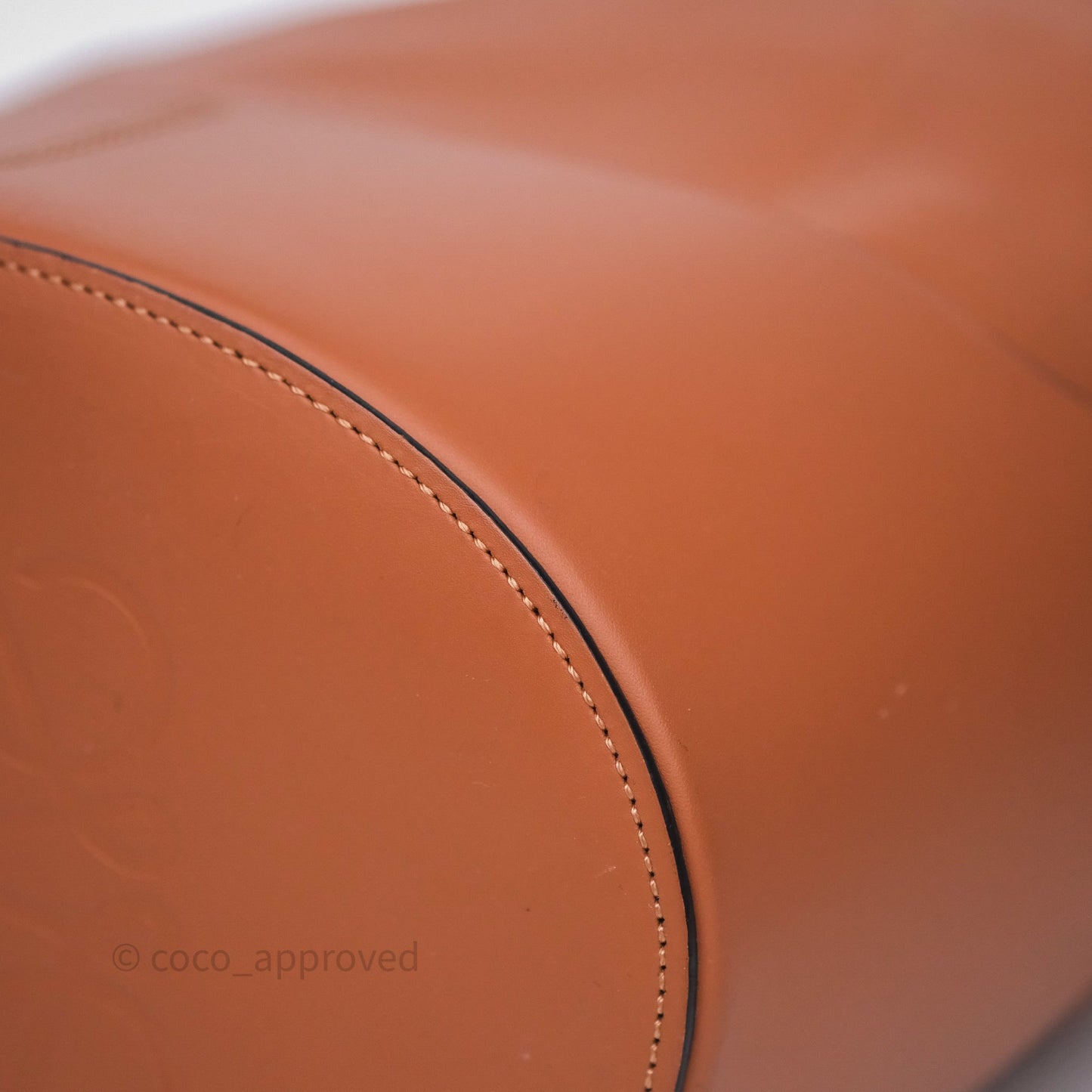Loewe Medium Balloon Bucket Bag Tan Calfskin