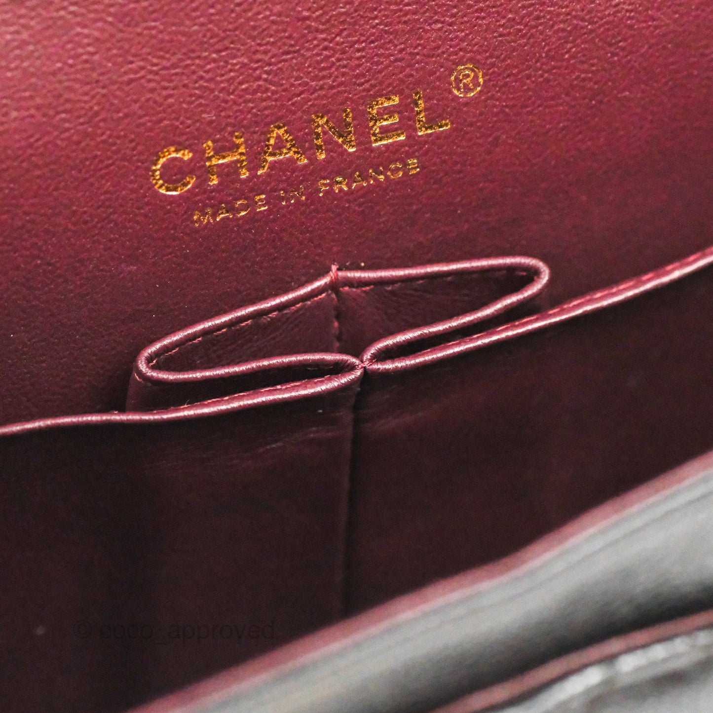 Chanel Classic M/L Medium Flap Quilted Black Caviar Gold Hardware