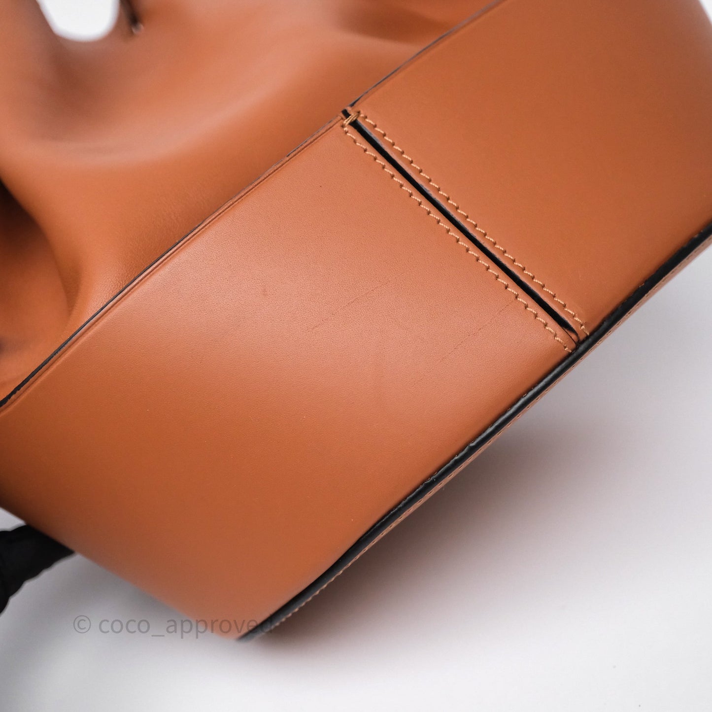 Loewe Medium Balloon Bucket Bag Tan Calfskin