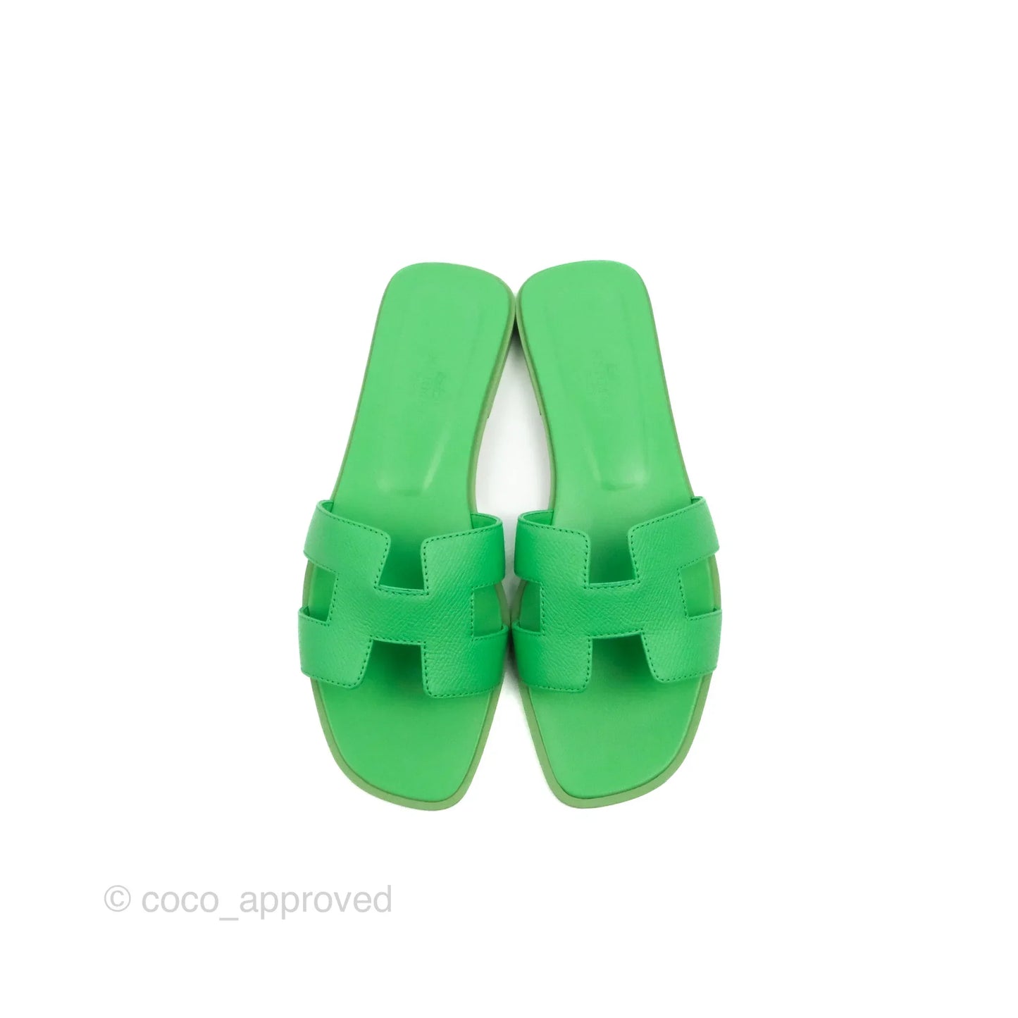 Hermès Oran Sandals in Bamboo Size 36