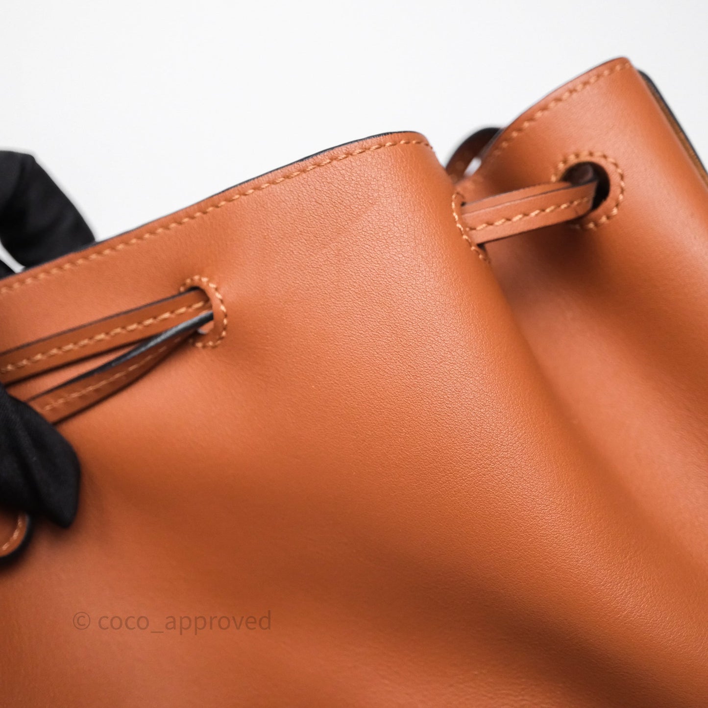 Loewe Medium Balloon Bucket Bag Tan Calfskin