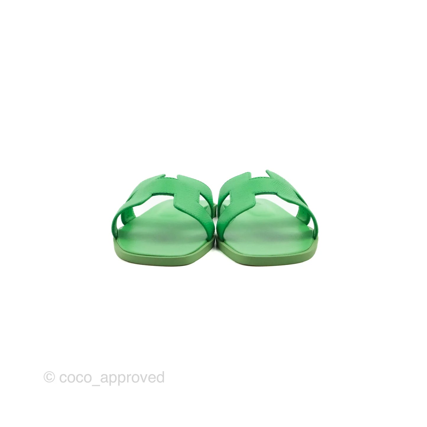 Hermès Oran Sandals in Bamboo Size 36