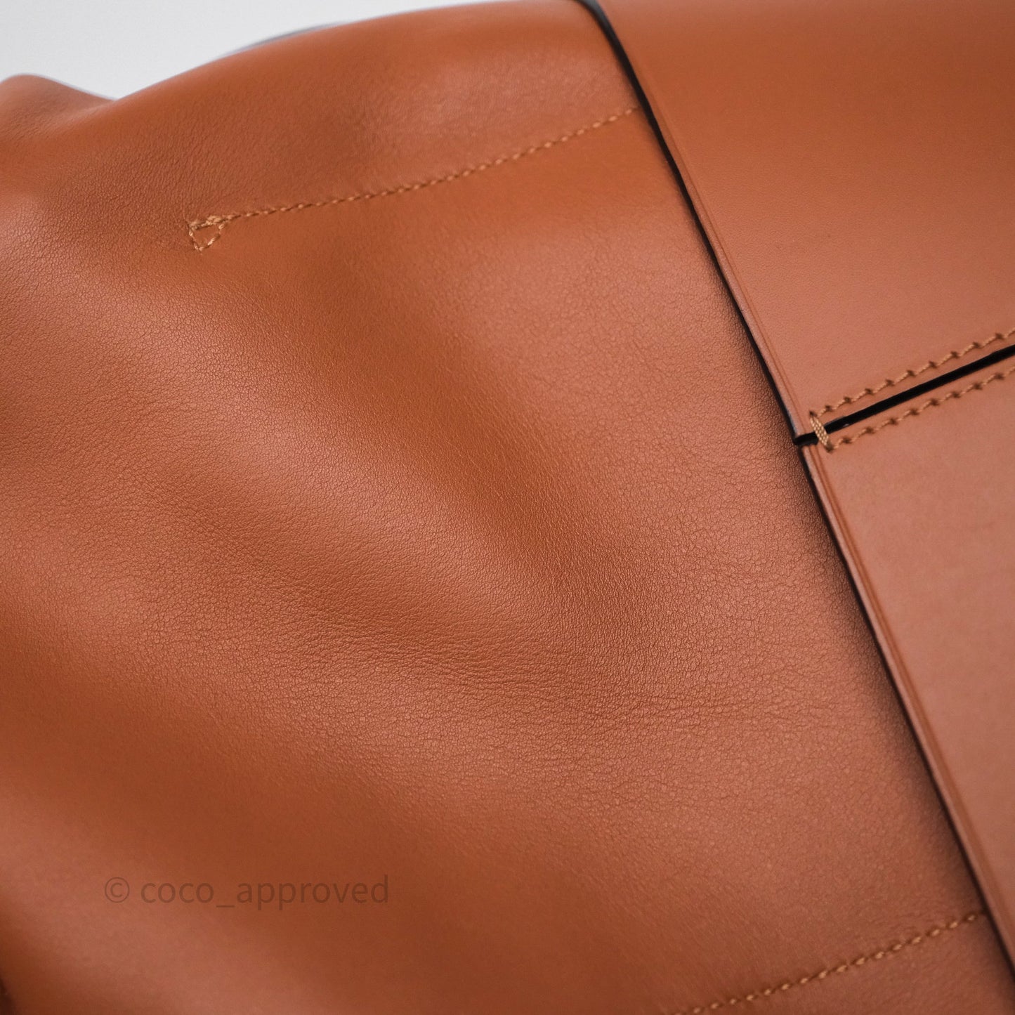 Loewe Medium Balloon Bucket Bag Tan Calfskin