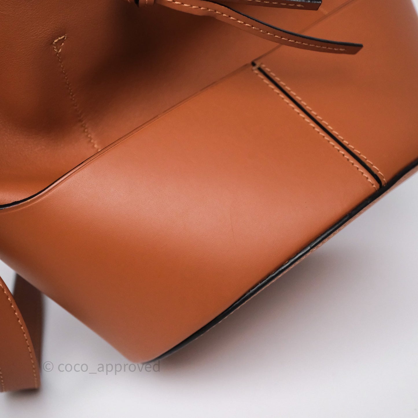 Loewe Medium Balloon Bucket Bag Tan Calfskin