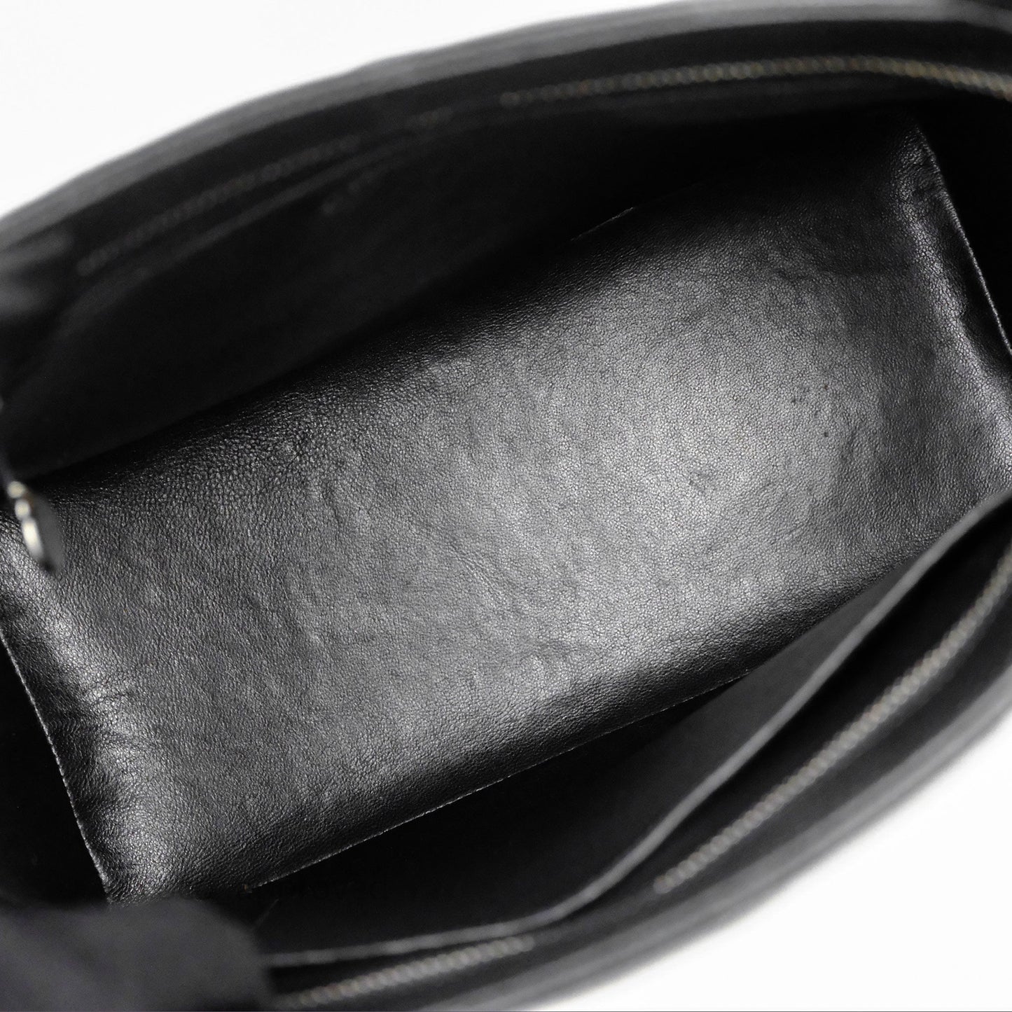Chanel Vintage Medallion CC Black Caviar Tote Bag Silver Hardware