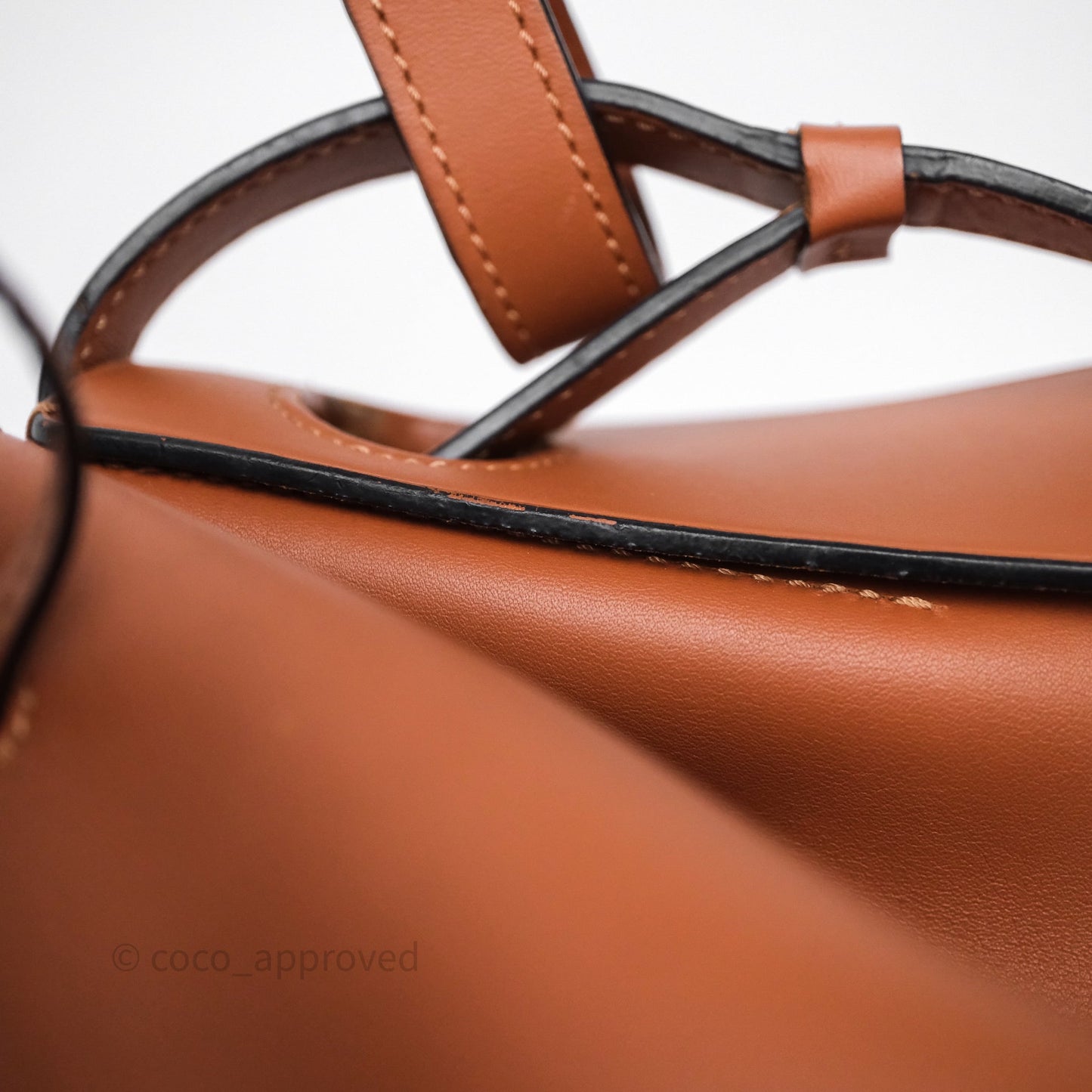 Loewe Medium Balloon Bucket Bag Tan Calfskin