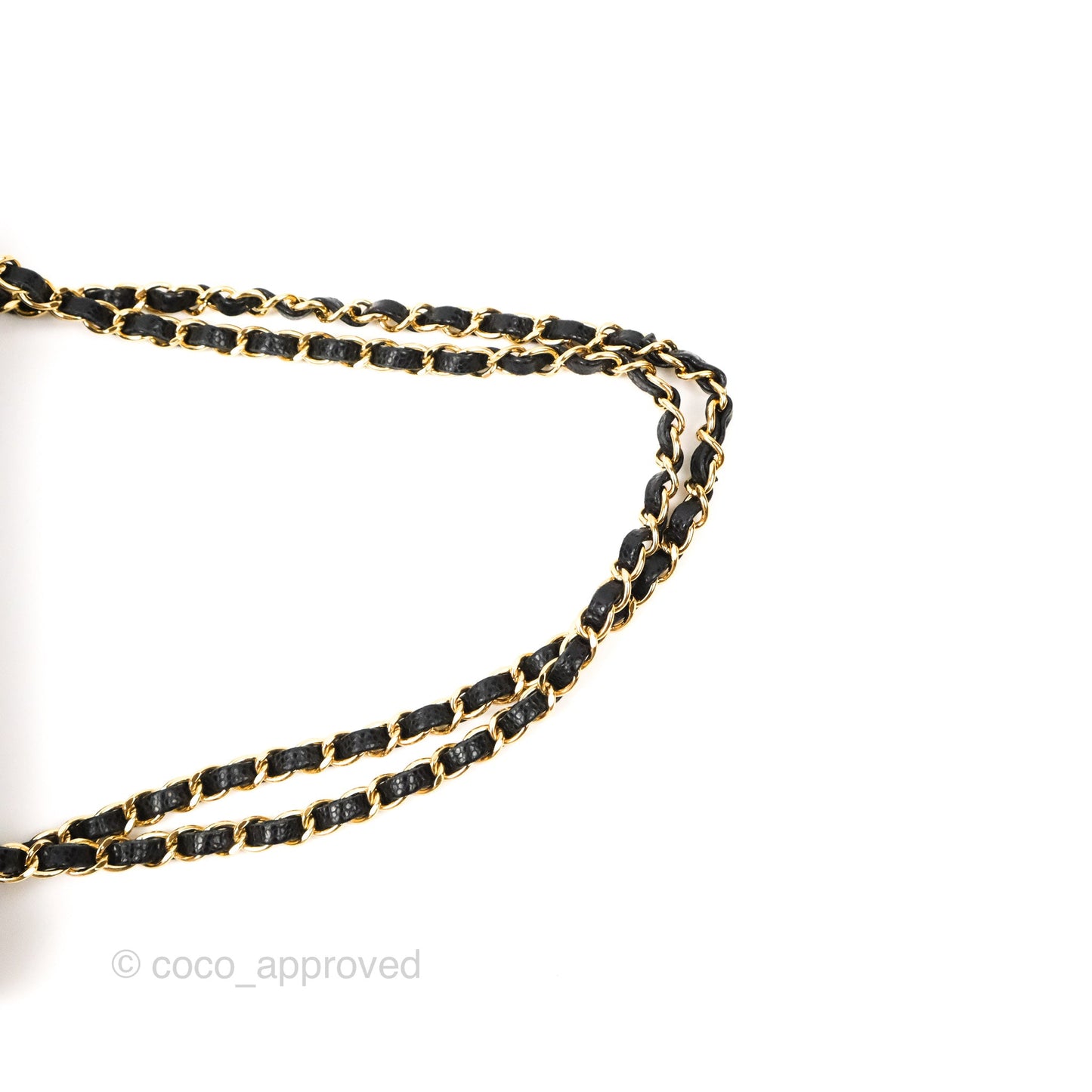Chanel Classic M/L Medium Flap Quilted Black Caviar Gold Hardware
