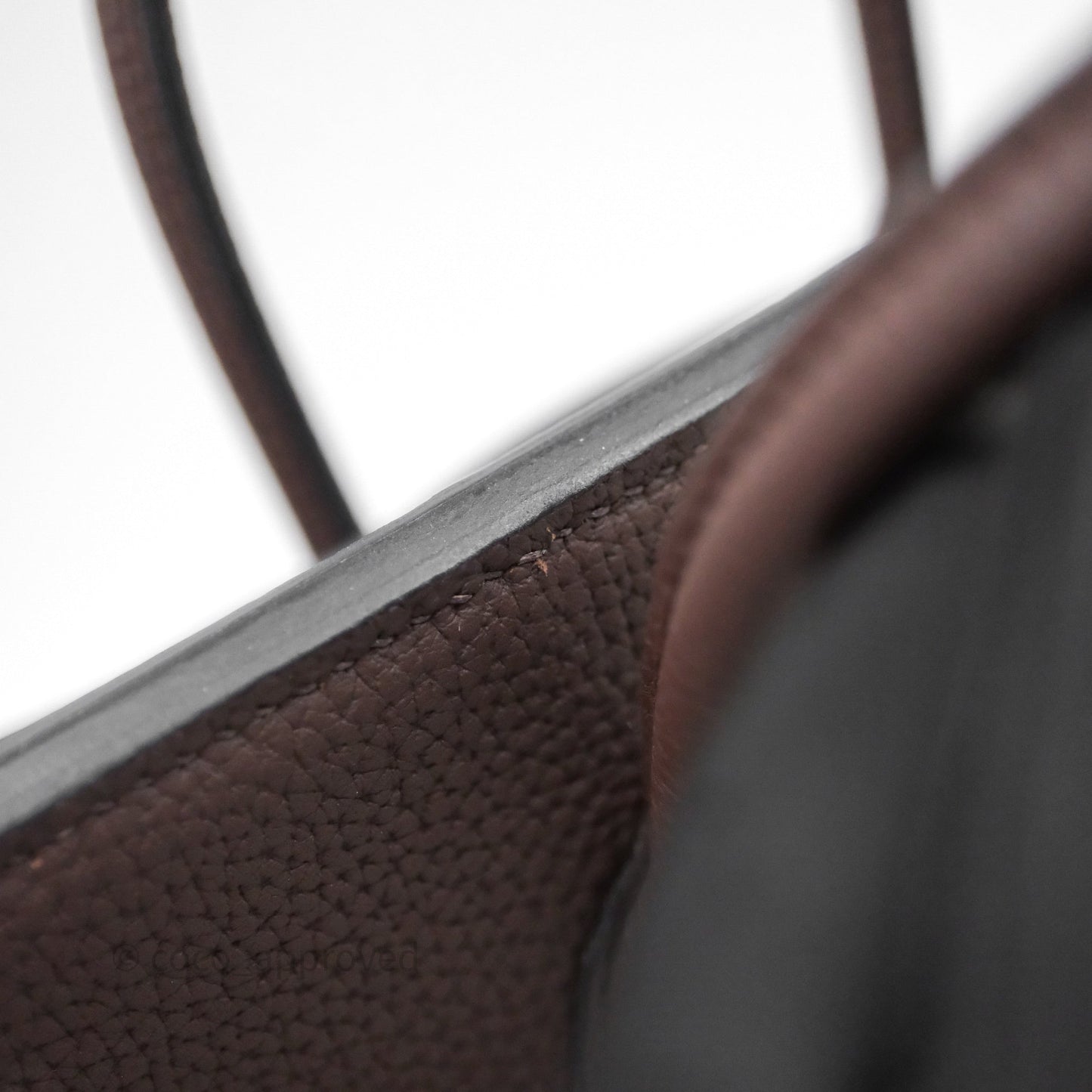 Hermes Birkin 25 Ebene Togo Gold Hardware