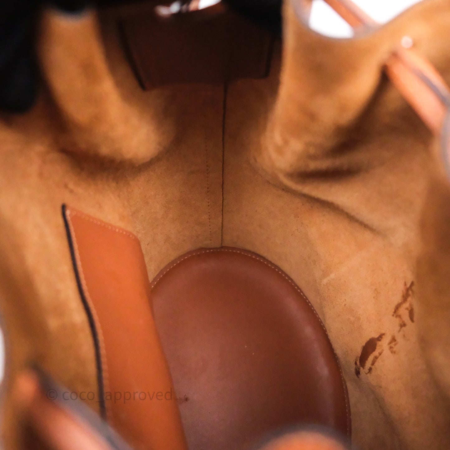 Loewe Medium Balloon Bucket Bag Tan Calfskin