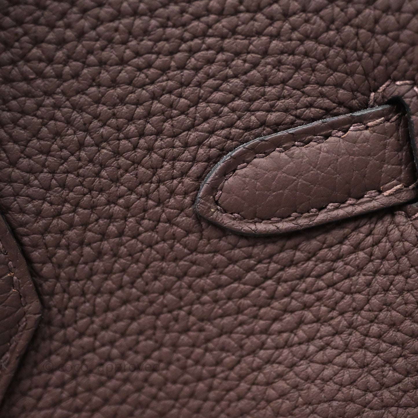Hermes Birkin 25 Ebene Togo Gold Hardware