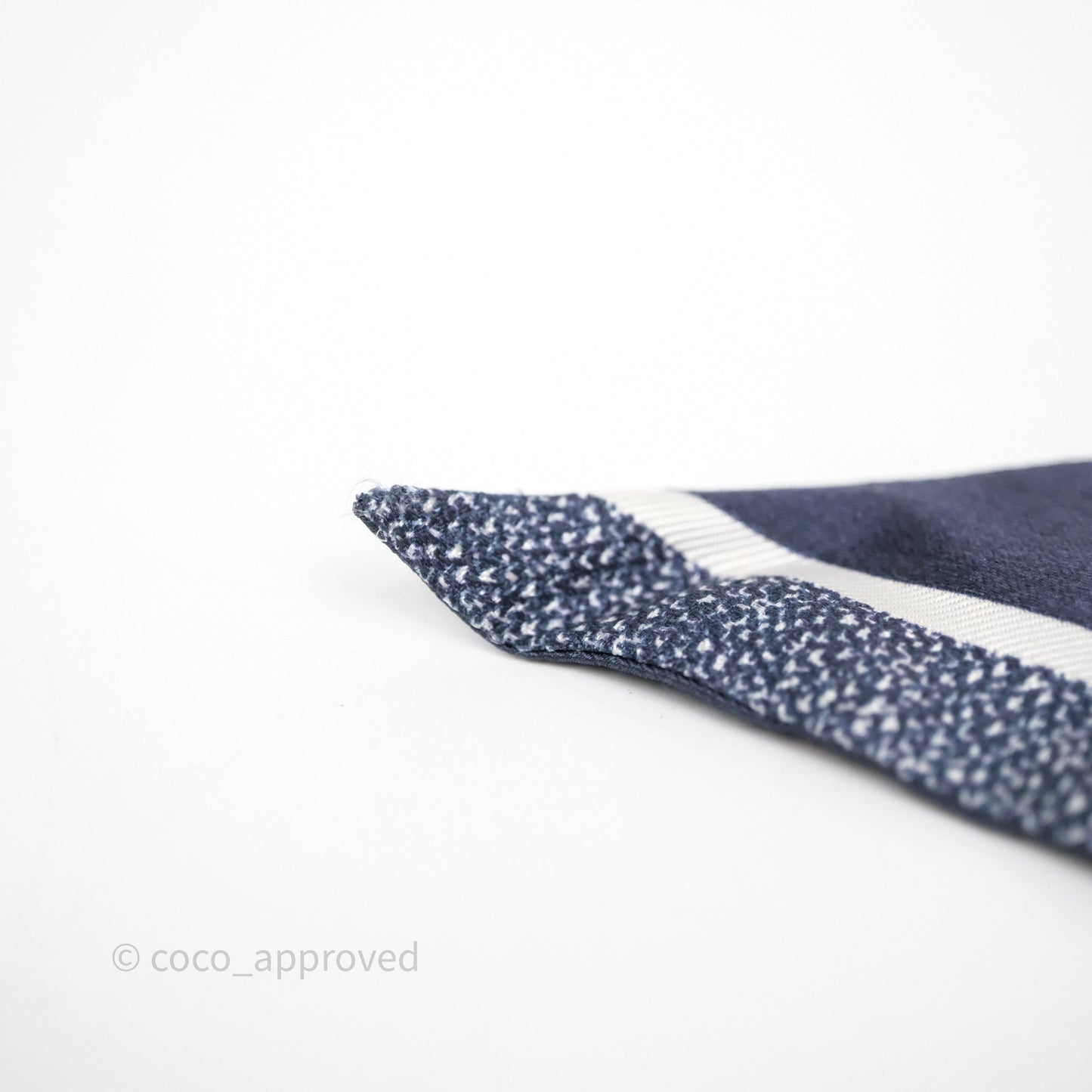 Christian Dior Star Silk Mitzah Scarf Twilly Navy