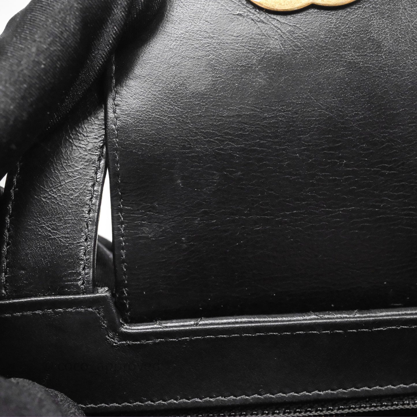 Chanel Kelly Bag Quilted Black Shiny Crumpled Calfskin Aged Gold Hardware