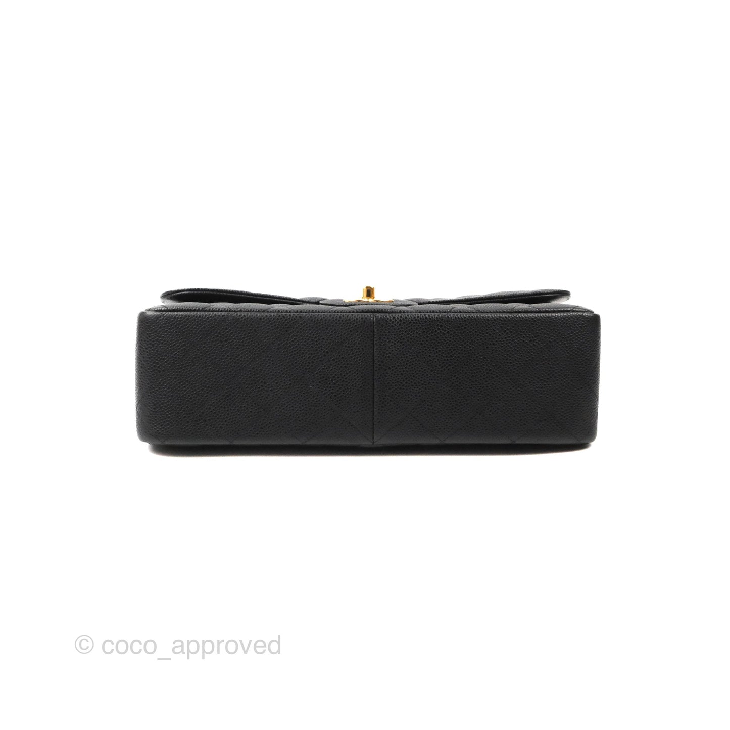 Chanel Jumbo Double Flap Black Caviar Gold Hardware⁣⁣