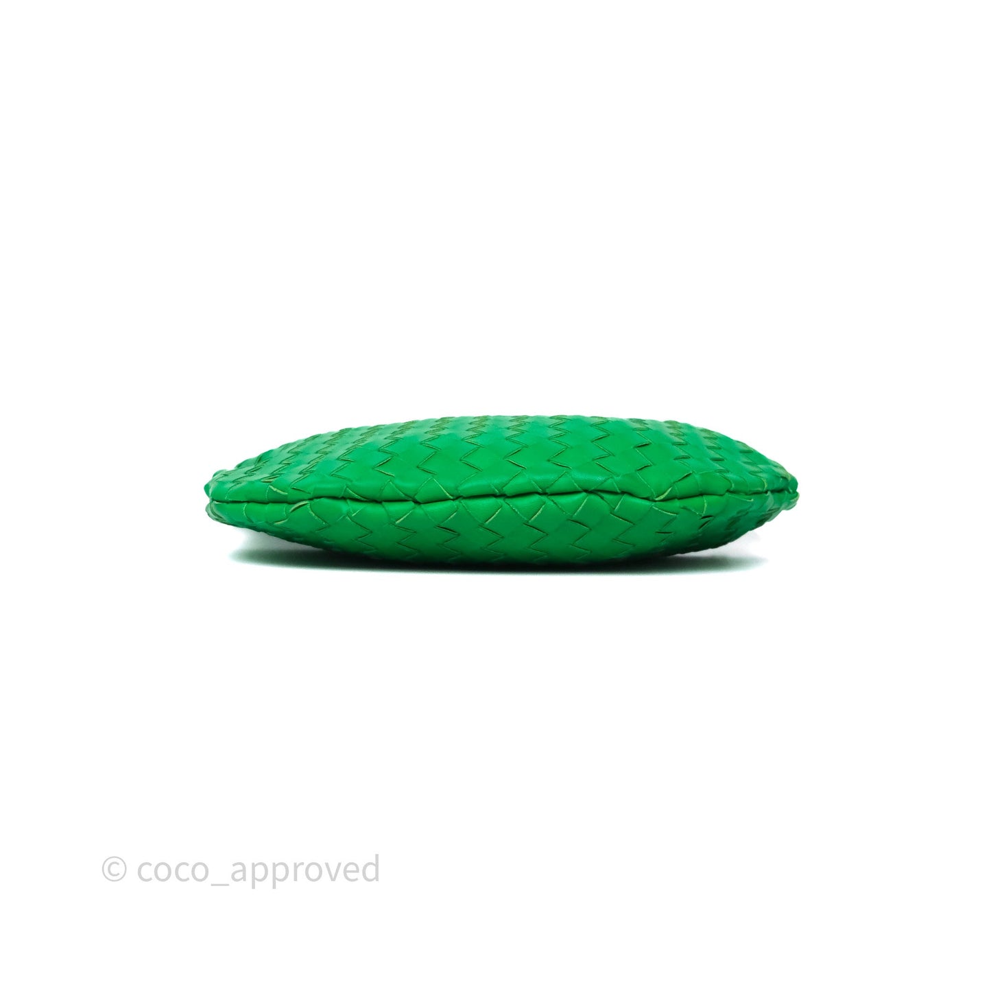 Bottega Veneta Medium Turn Pouch Nappa Intrecciato Parakeet Green