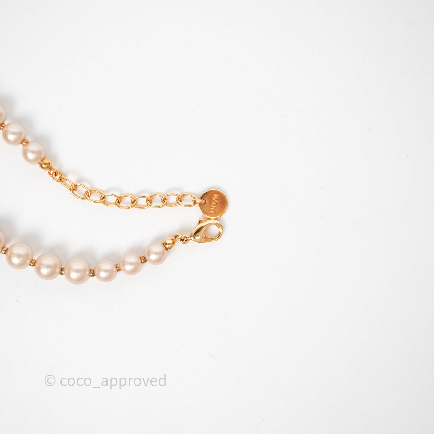 Christian Dior 30 Montaigne Pearl Bracelet Pink