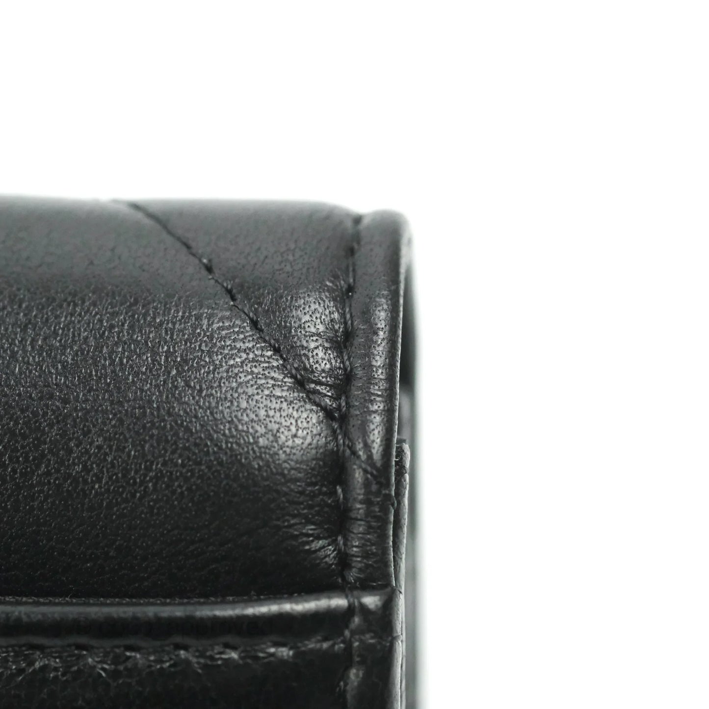 Chanel Quilted 19 Flap Wallet Black Lambskin