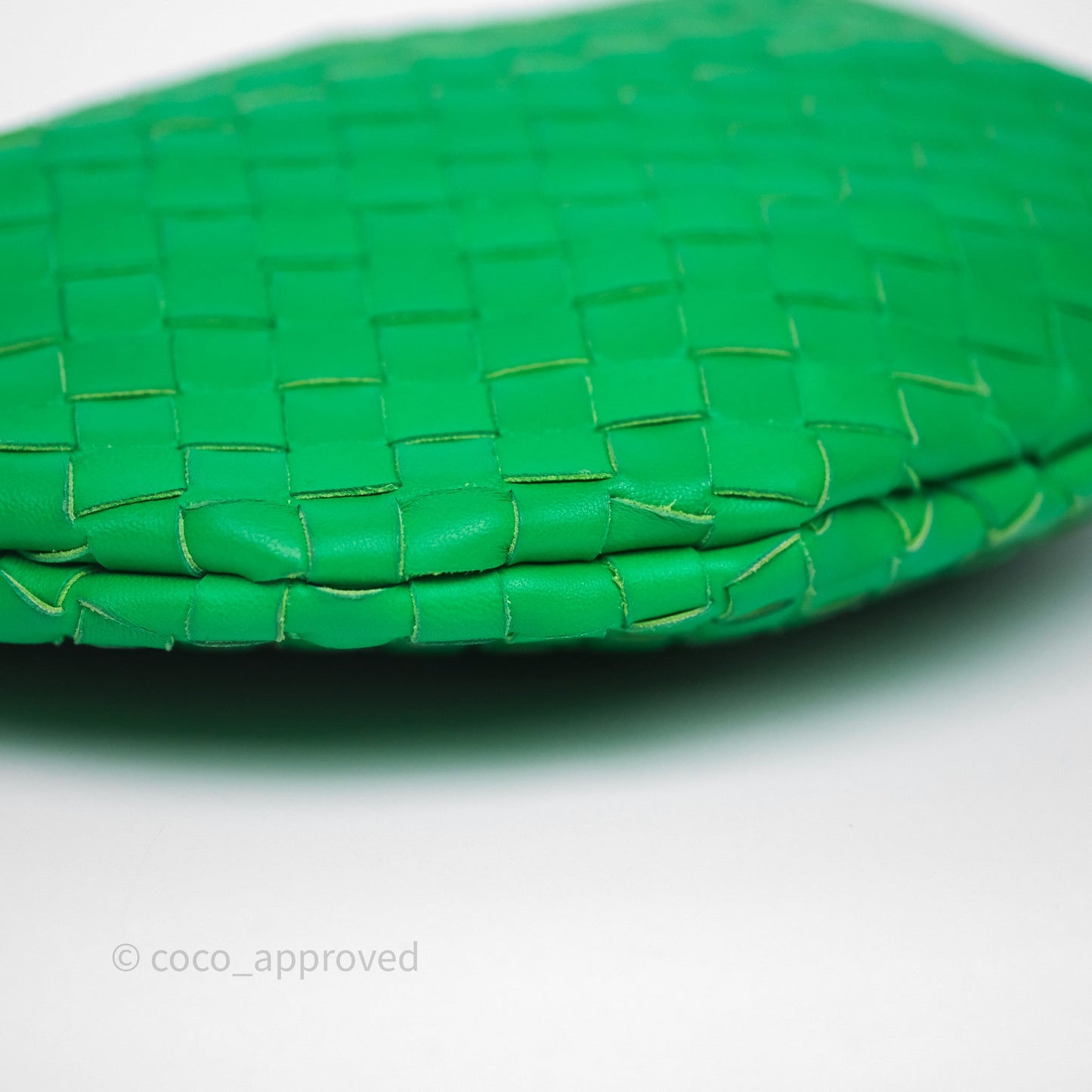 Bottega Veneta Medium Turn Pouch Nappa Intrecciato Parakeet Green
