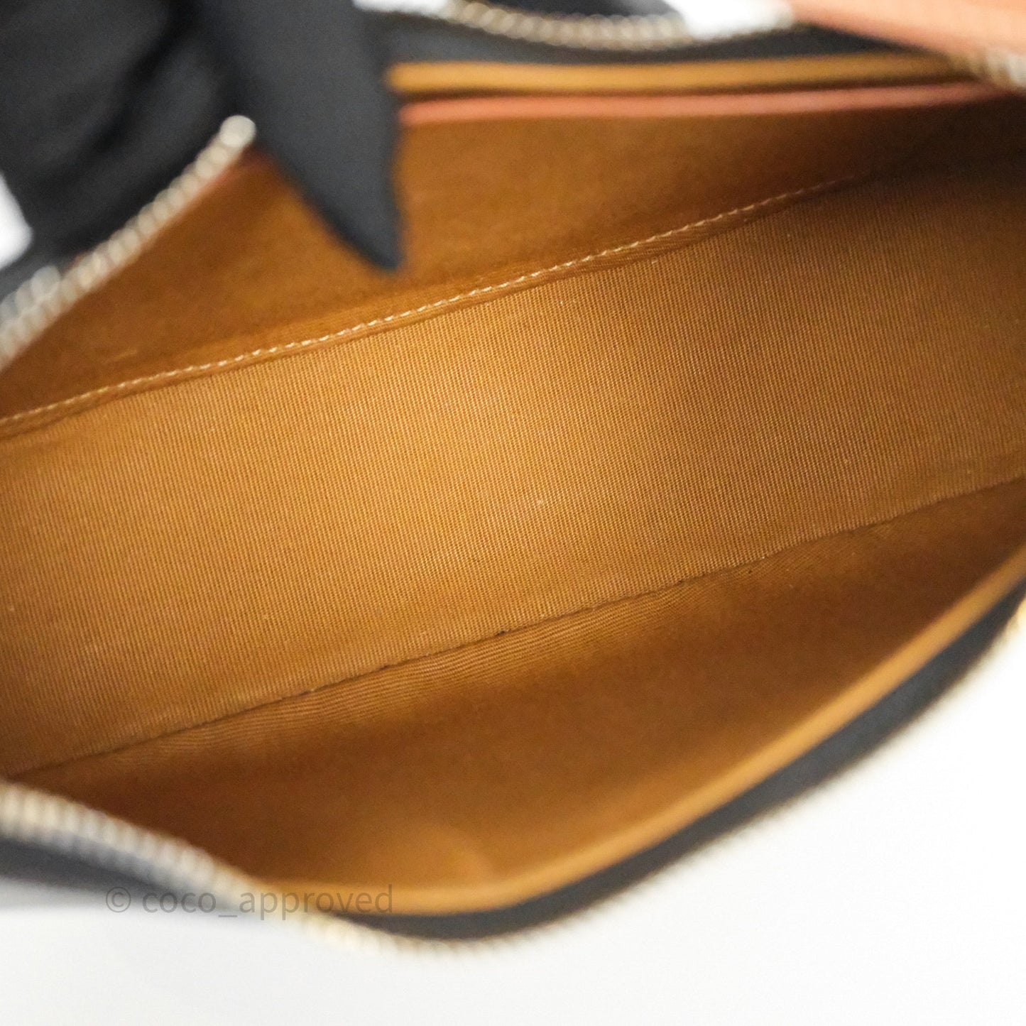 Celine Ava Bag In Triomphe Canvas Calfskin Tan