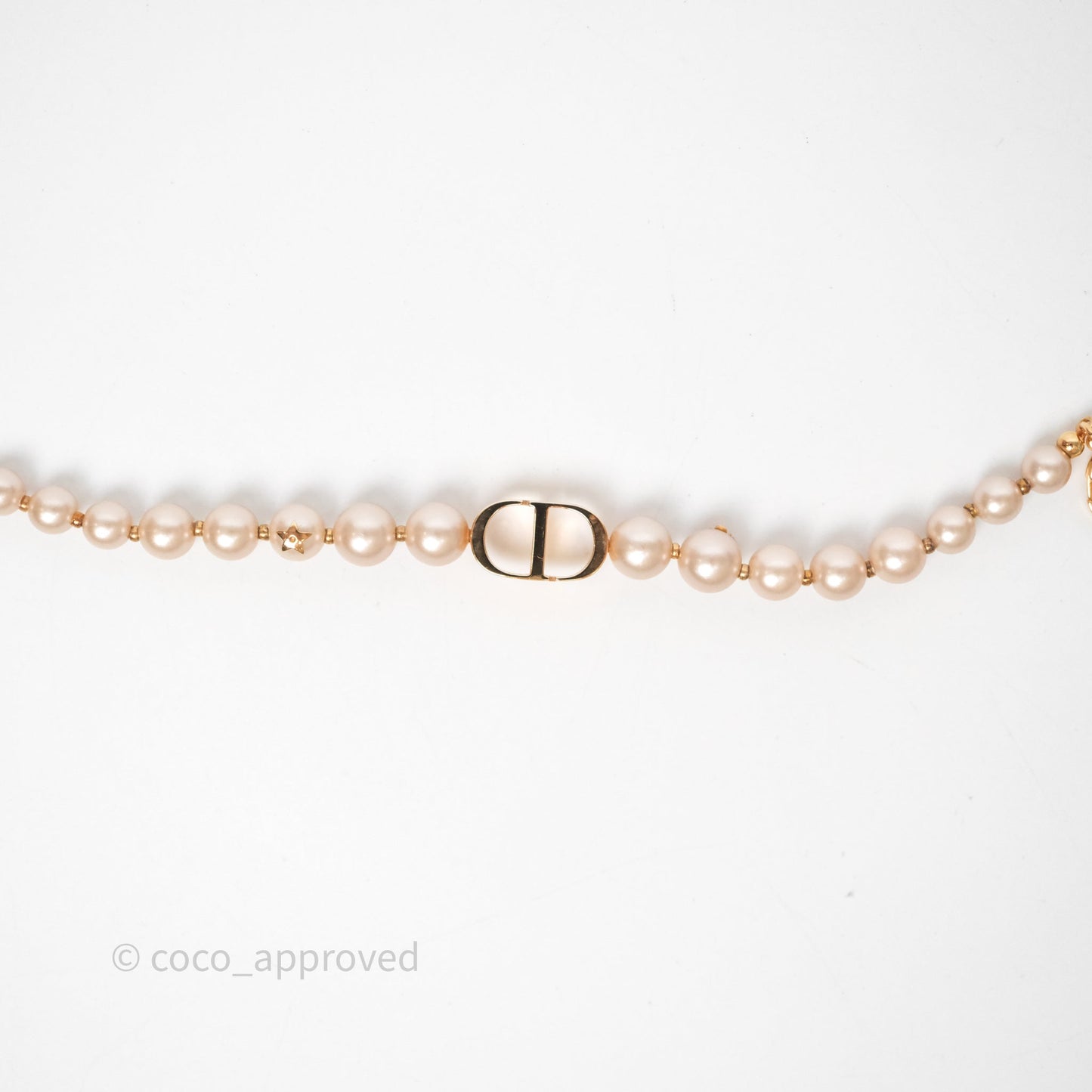 Christian Dior 30 Montaigne Pearl Bracelet Pink