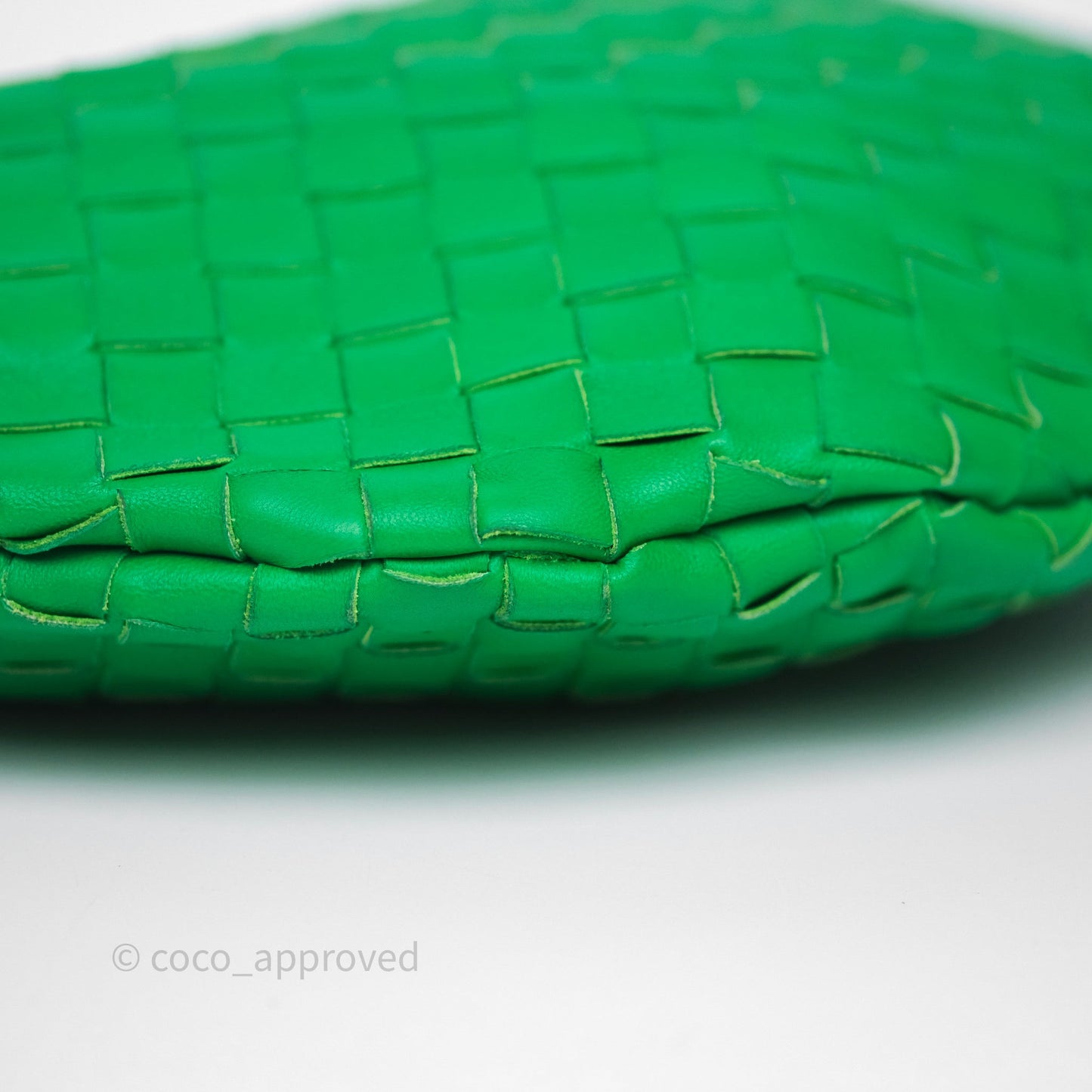 Bottega Veneta Medium Turn Pouch Nappa Intrecciato Parakeet Green