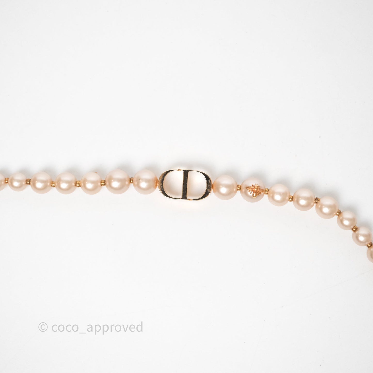 Christian Dior 30 Montaigne Pearl Bracelet Pink