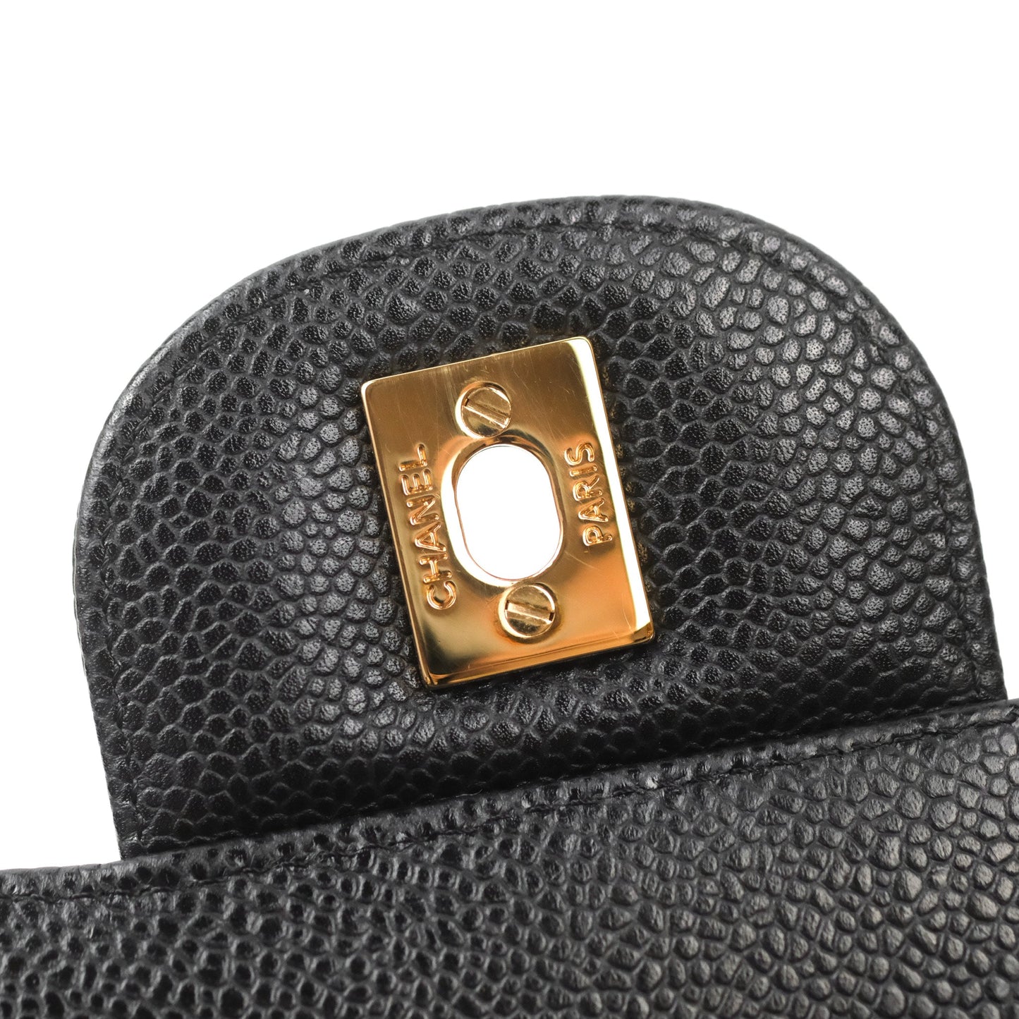 Chanel Jumbo Double Flap Black Caviar Gold Hardware⁣⁣