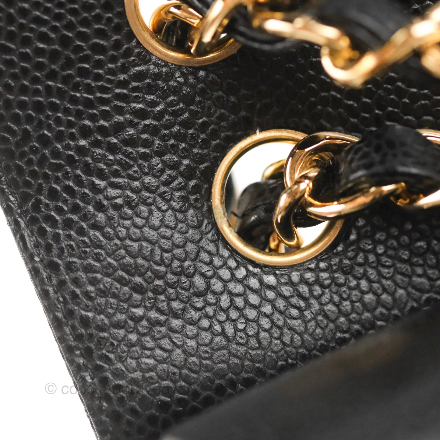 Chanel Jumbo Double Flap Black Caviar Gold Hardware⁣⁣