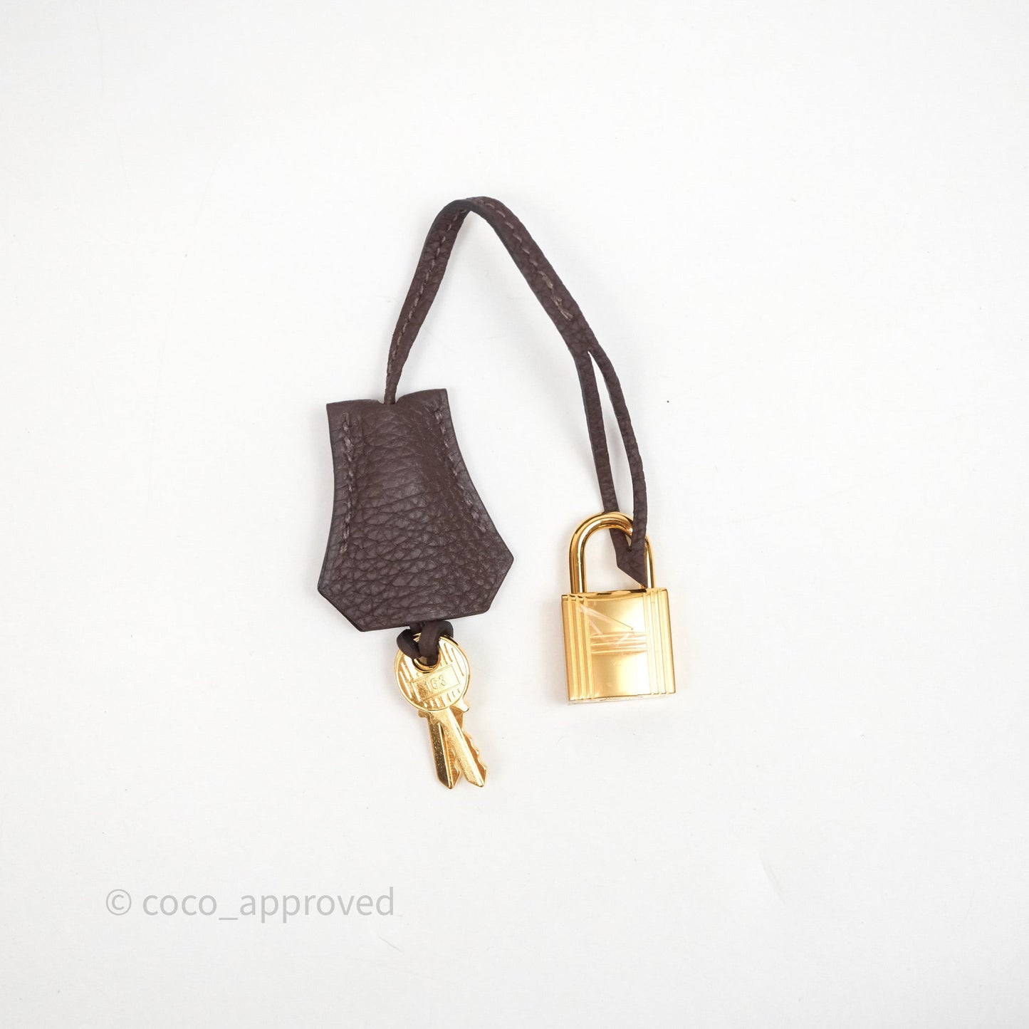Hermes Birkin 25 Ebene Togo Gold Hardware