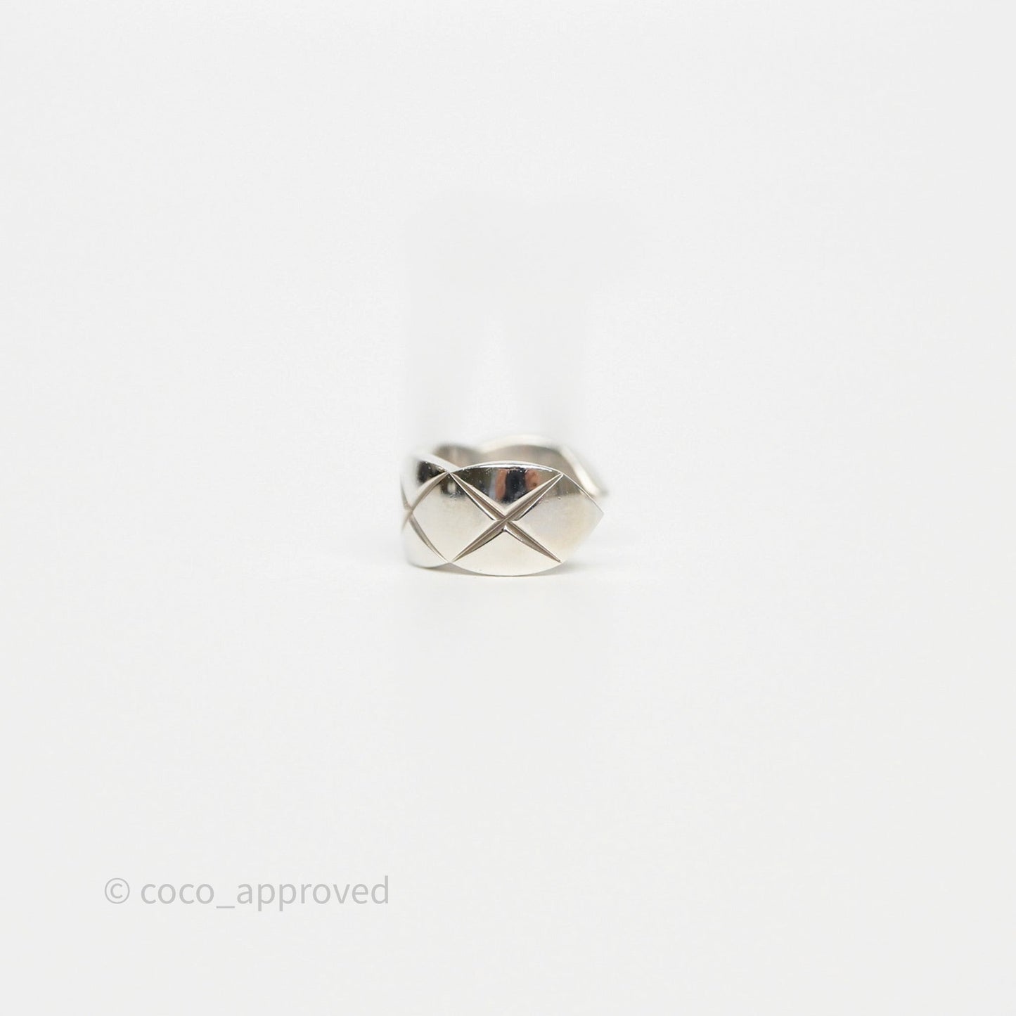 Chanel Coco Necklace 18K White Gold Diamonds