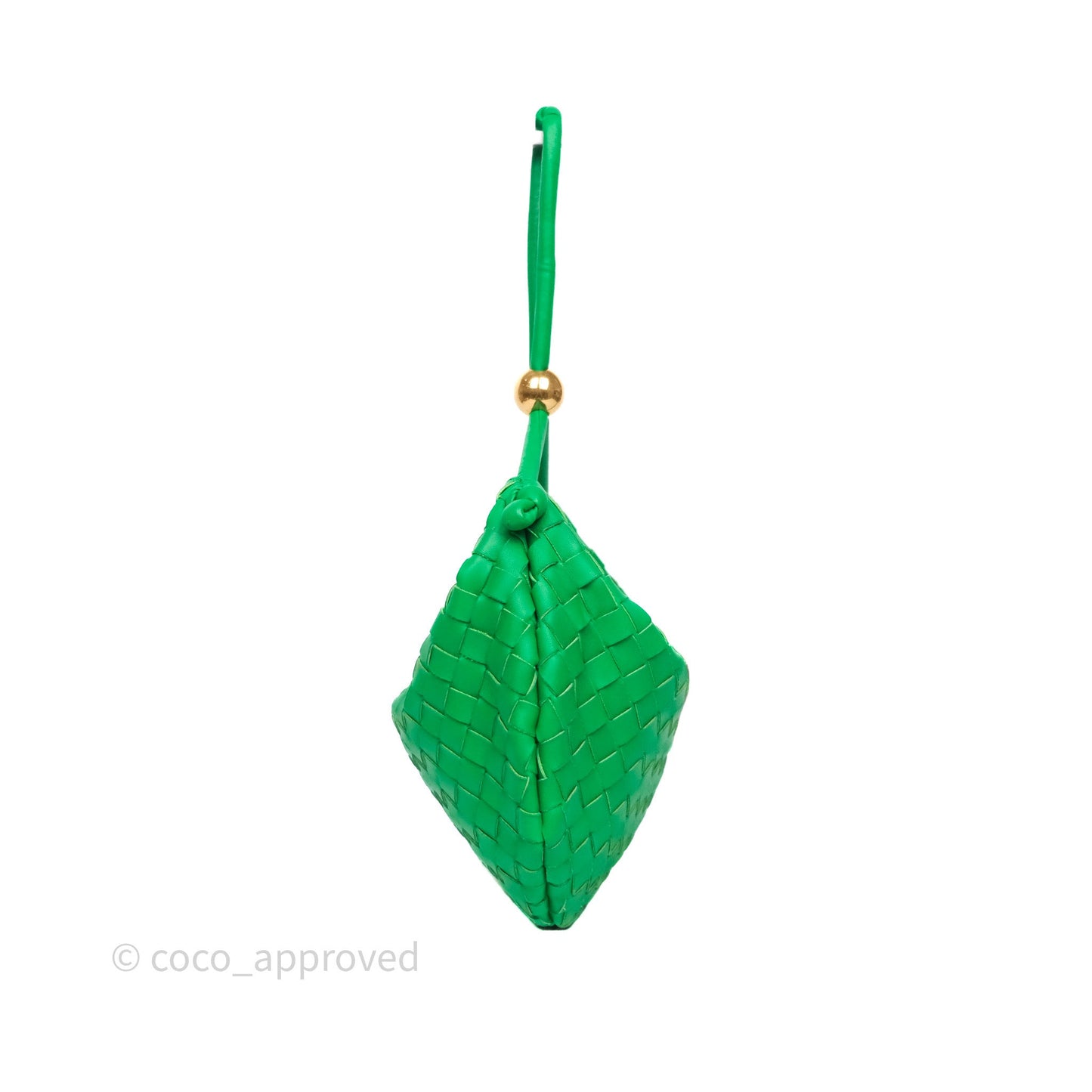 Bottega Veneta Medium Turn Pouch Nappa Intrecciato Parakeet Green